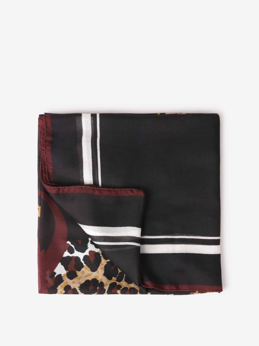 Saint Laurent Leopard Print Scarf