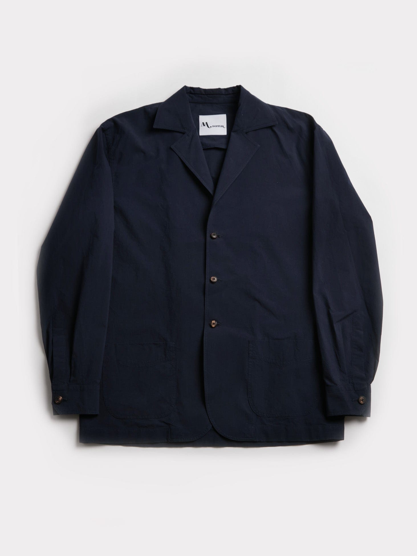doppiaa Aabigail Unlined Blue Shirt-jacket