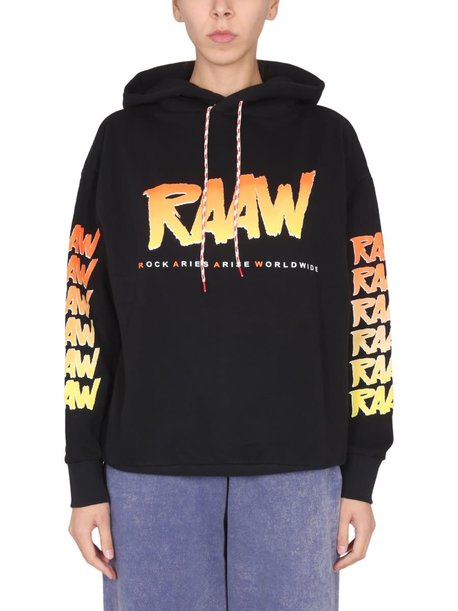 Aries Sweatshirt With Logo Print