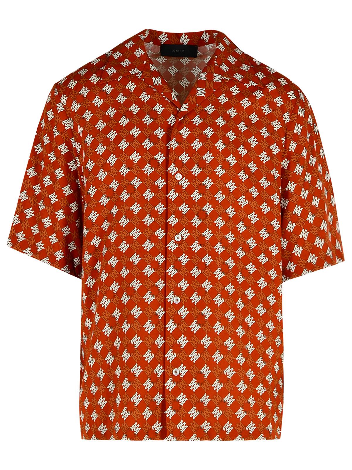 AMIRI starbus Orange Viscose Shirt