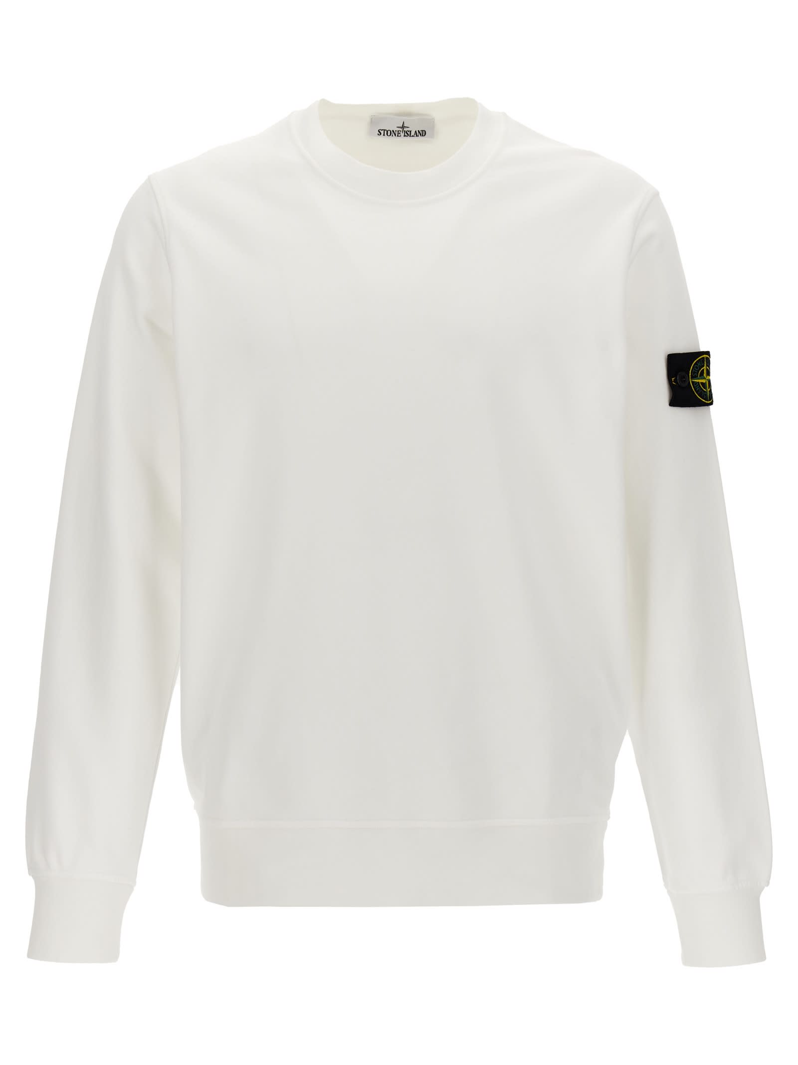 Stone Island Logo Badge Sweatshirt