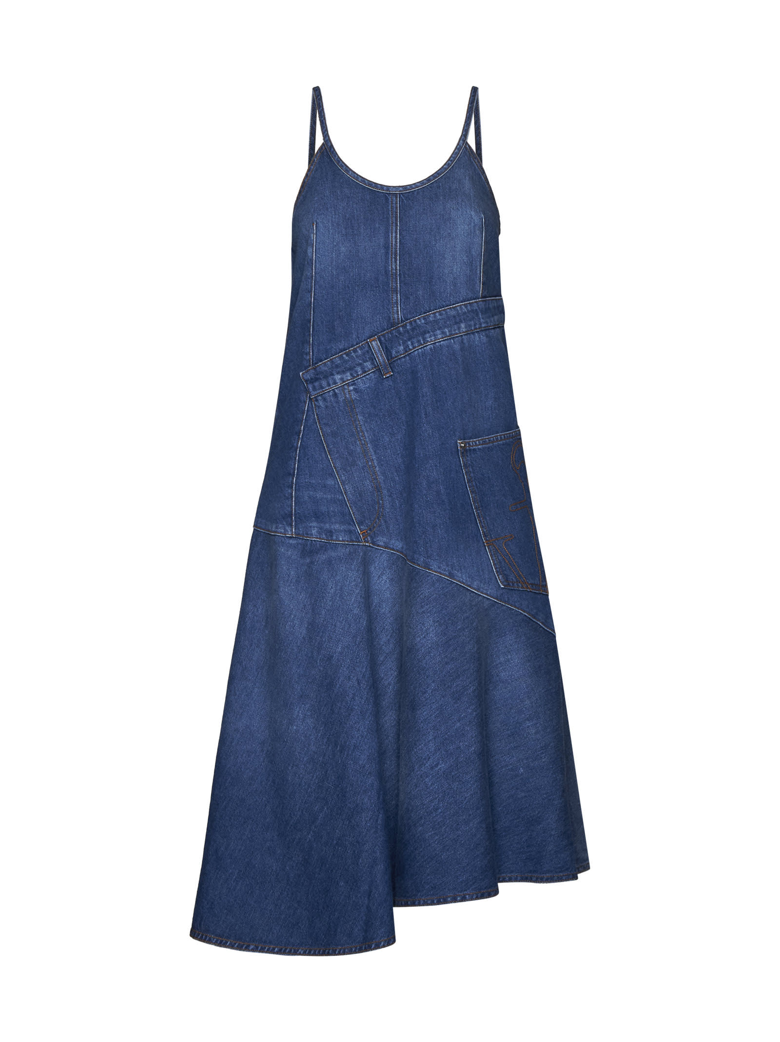 J. W. Anderson Blue Cotton Dress