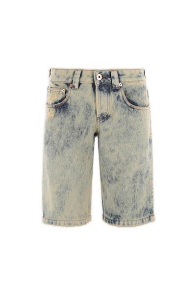 Vaquera Logo-patch Knee-length Denim Shorts