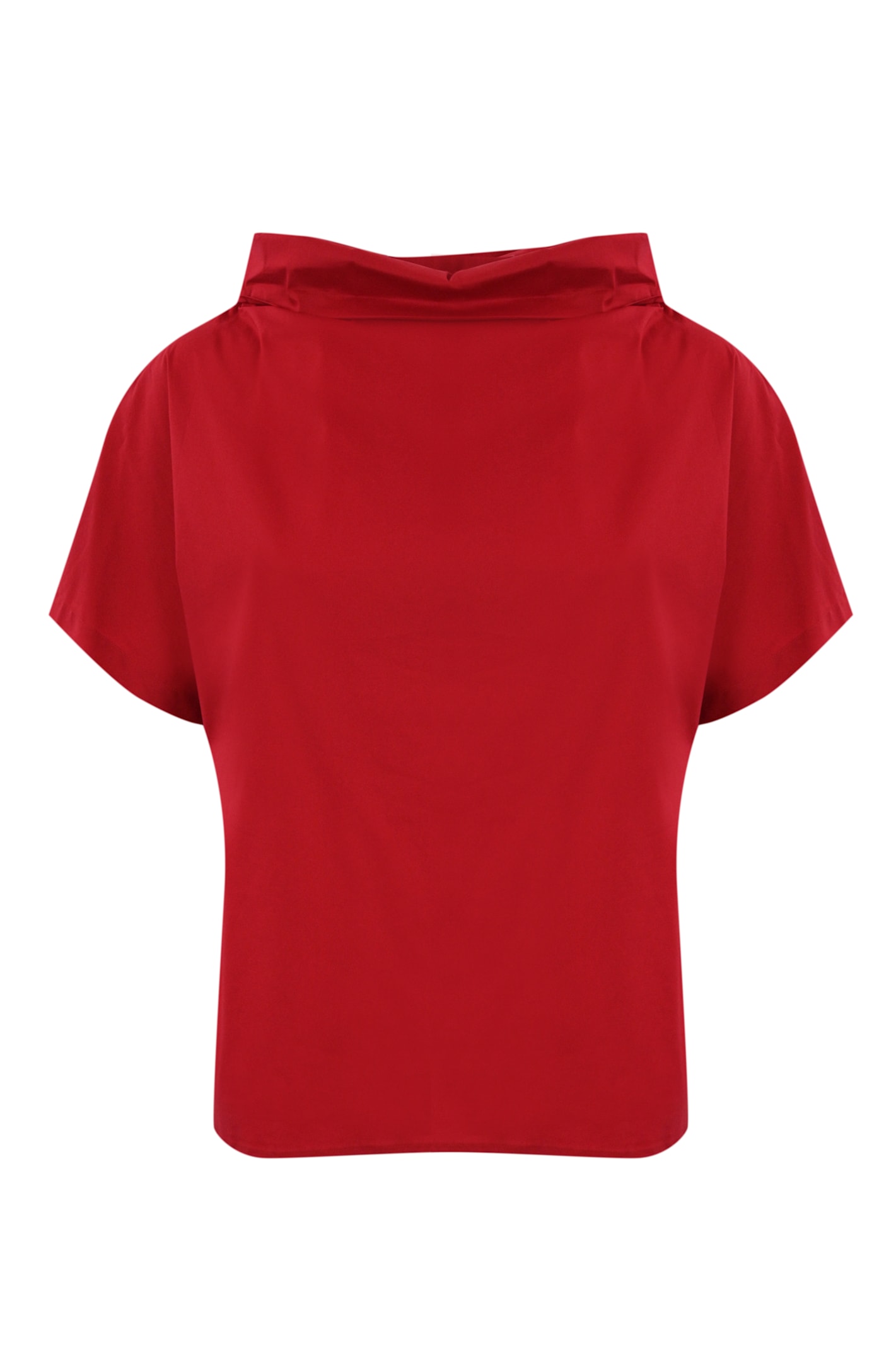 Liviana Conti Delia Blouse In Stretch Poplin