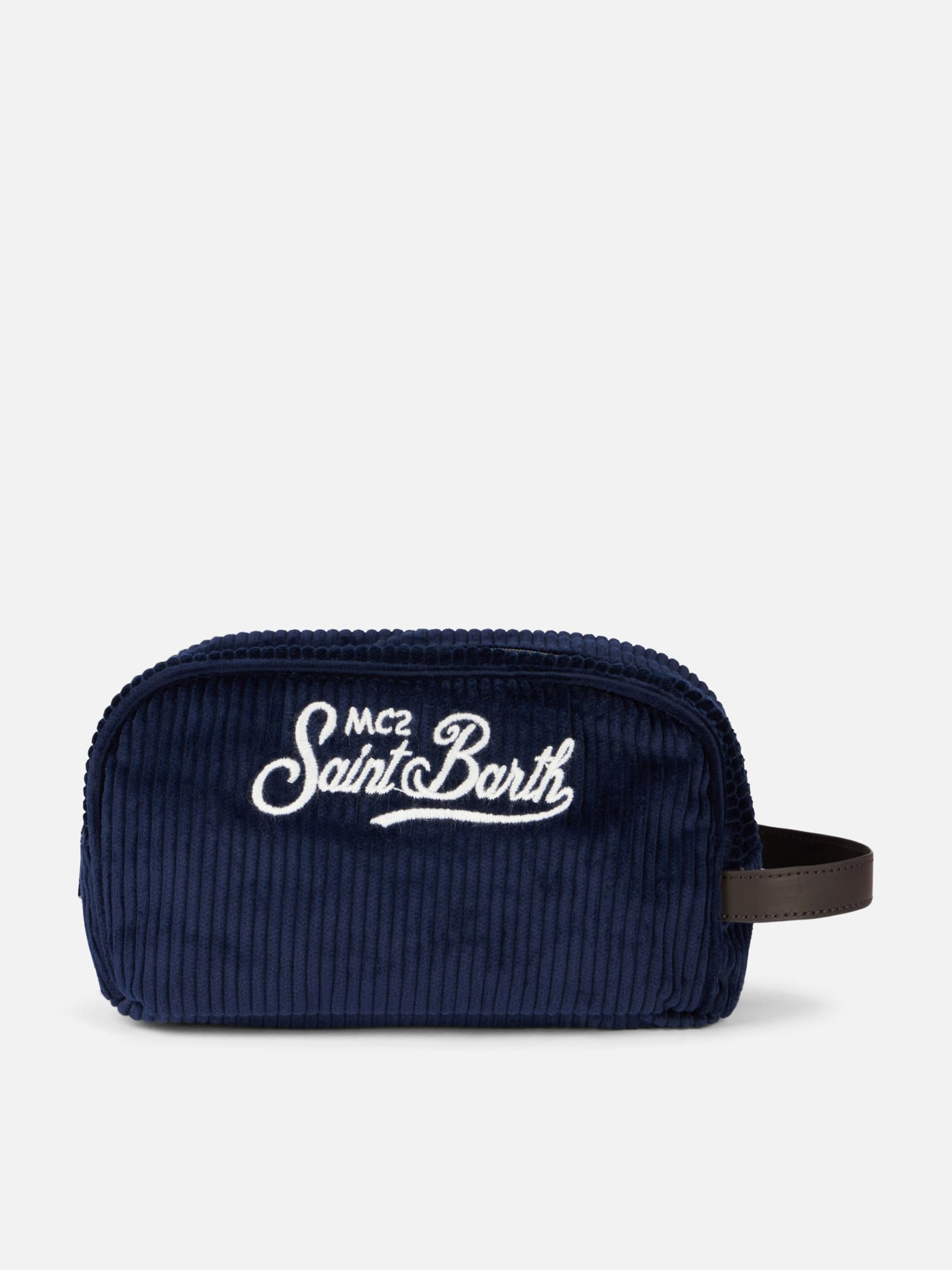 MC2 Saint Barth Blue Corduroy Beauty Case