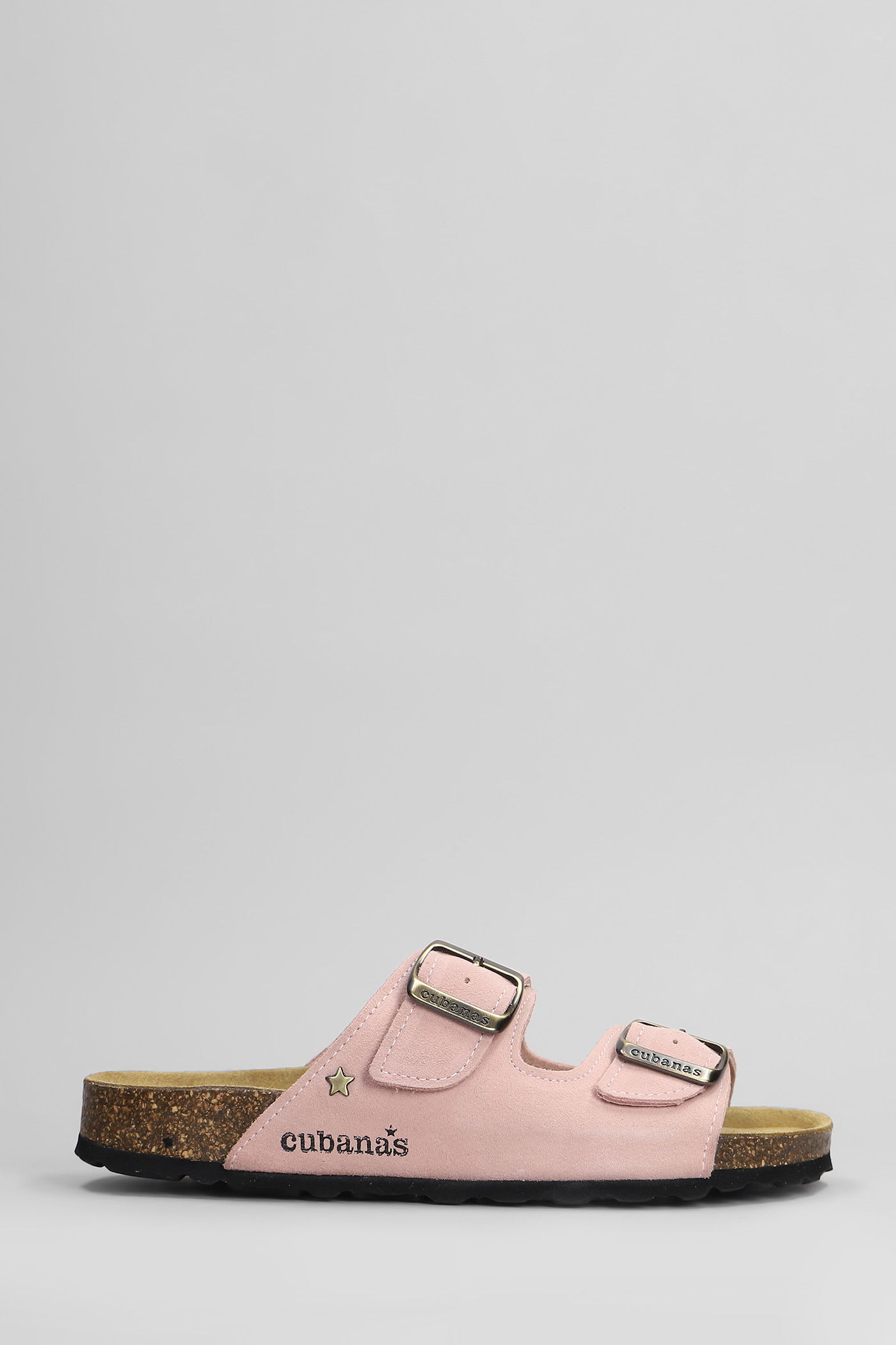 Cubanas Amalia Flats In Rose-pink Suede