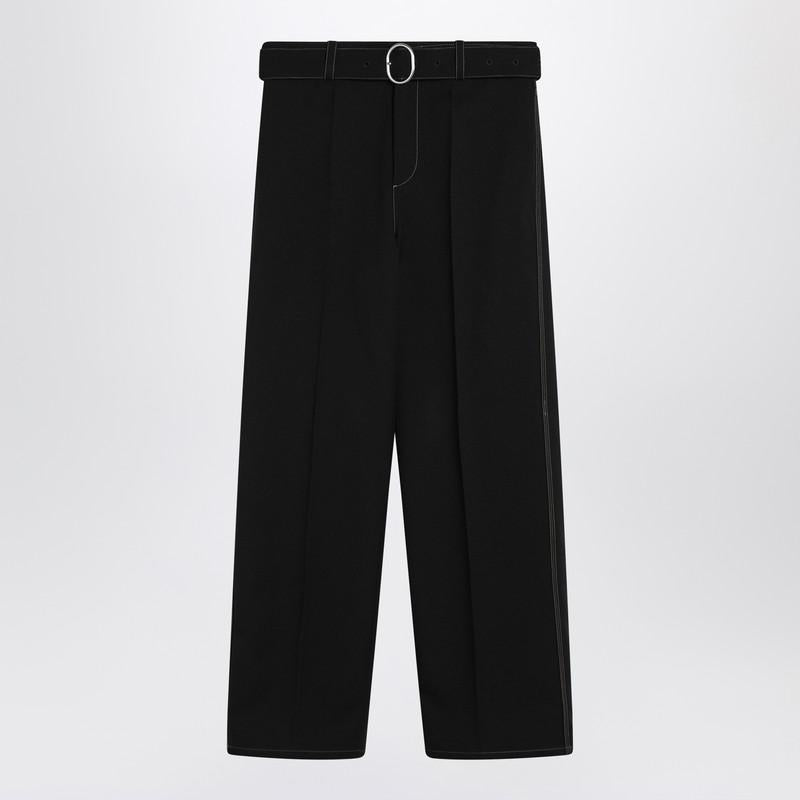Jil Sander 带腰带长裤