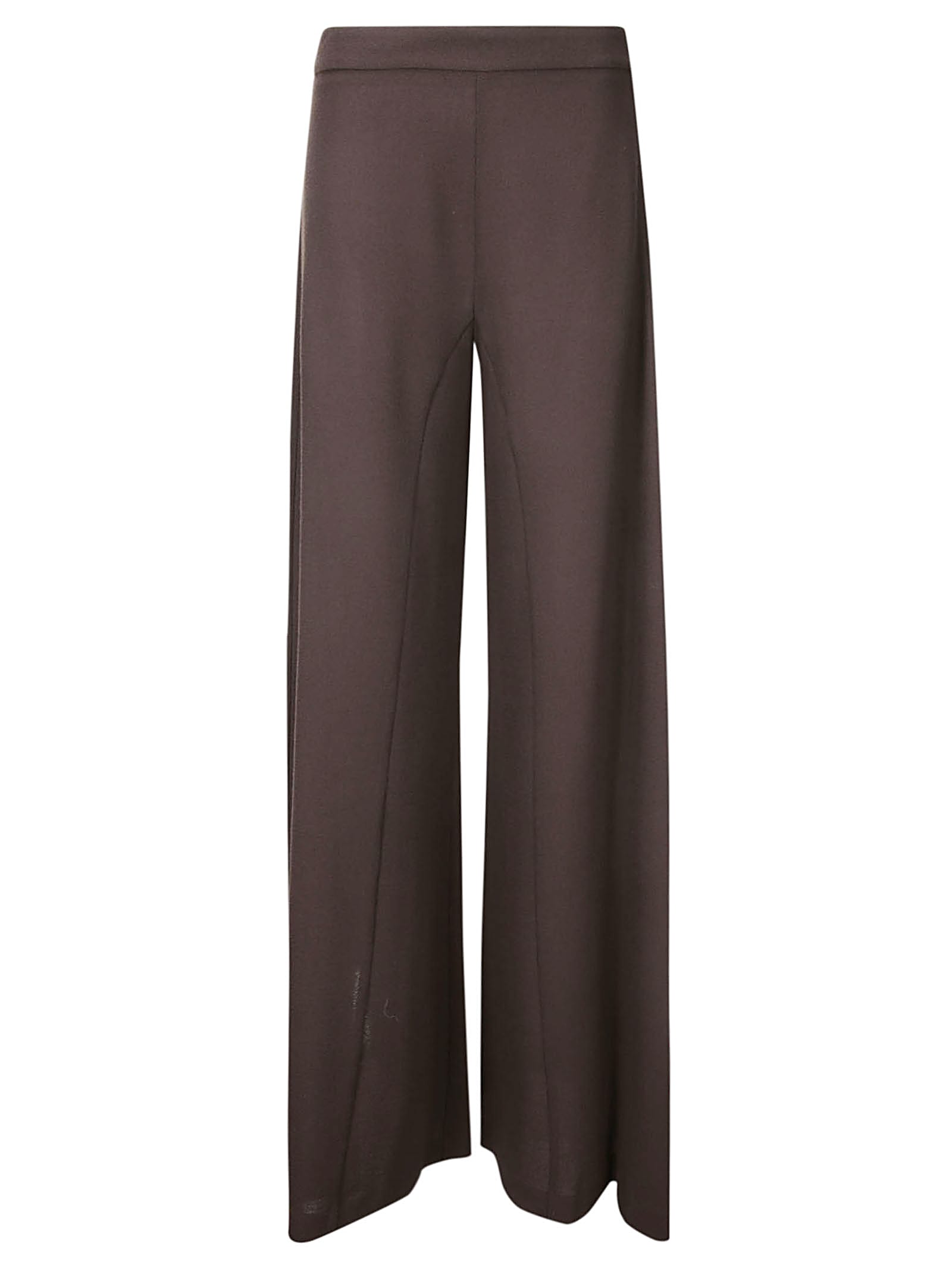 Stefano Mortari Pantalone Crepe Lana Ampio