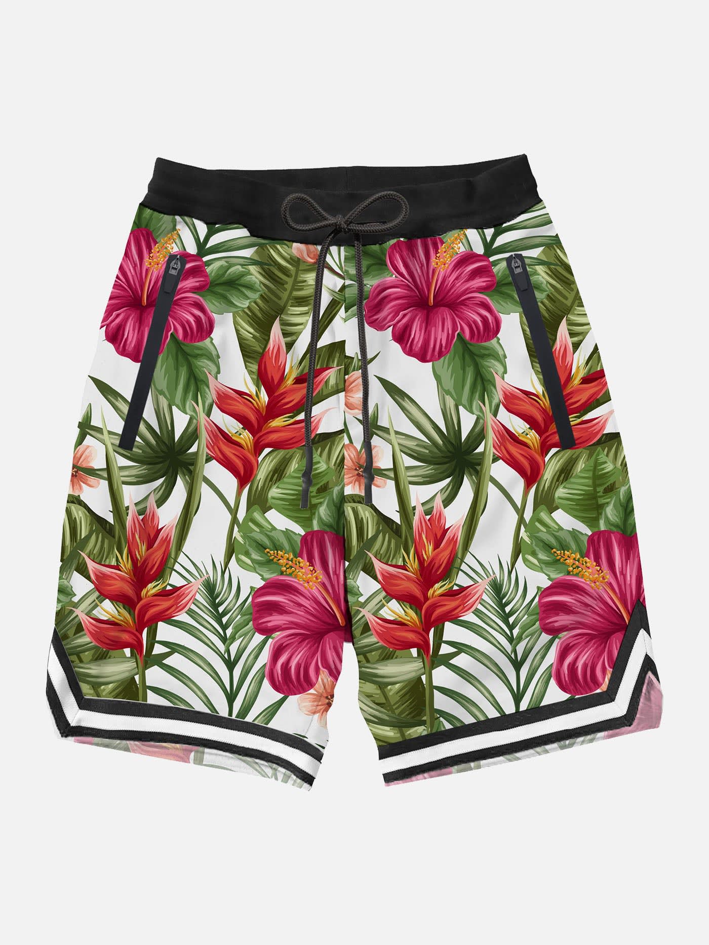 MC2 Saint Barth Tropical Print Swim Shorts Surf Style