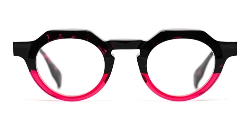 FACTORY900 Rf 070 - Black / Cherry Rx Glasses