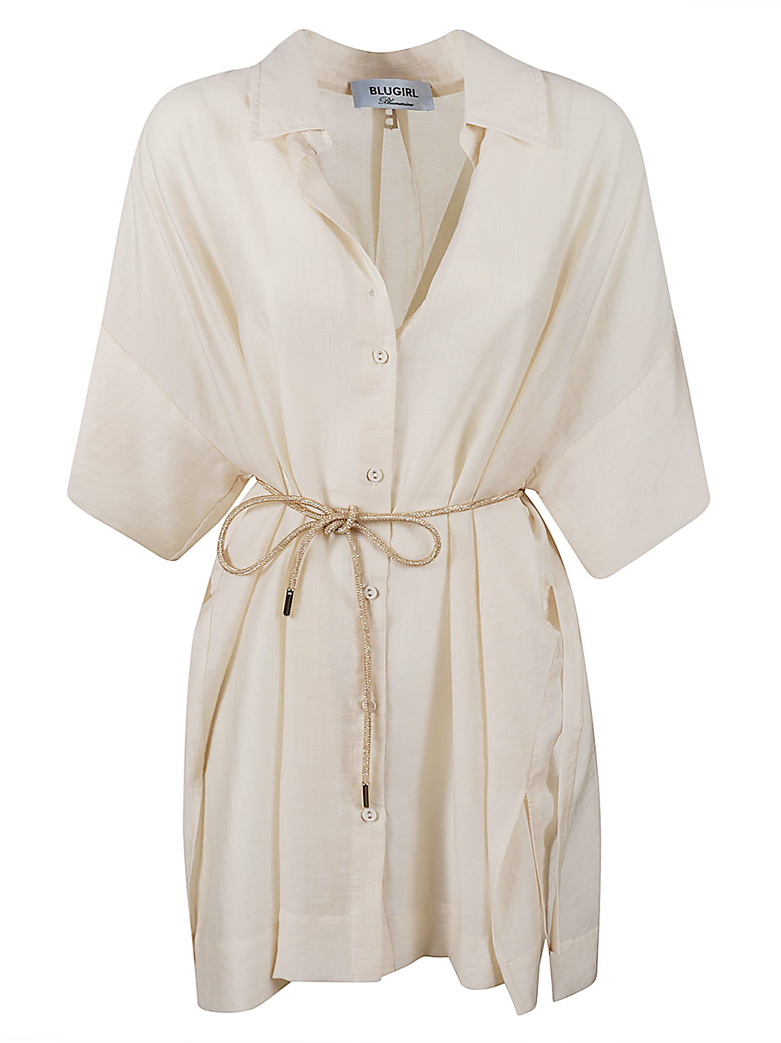Blugirl Tie-waist Oversized Shirt Dress