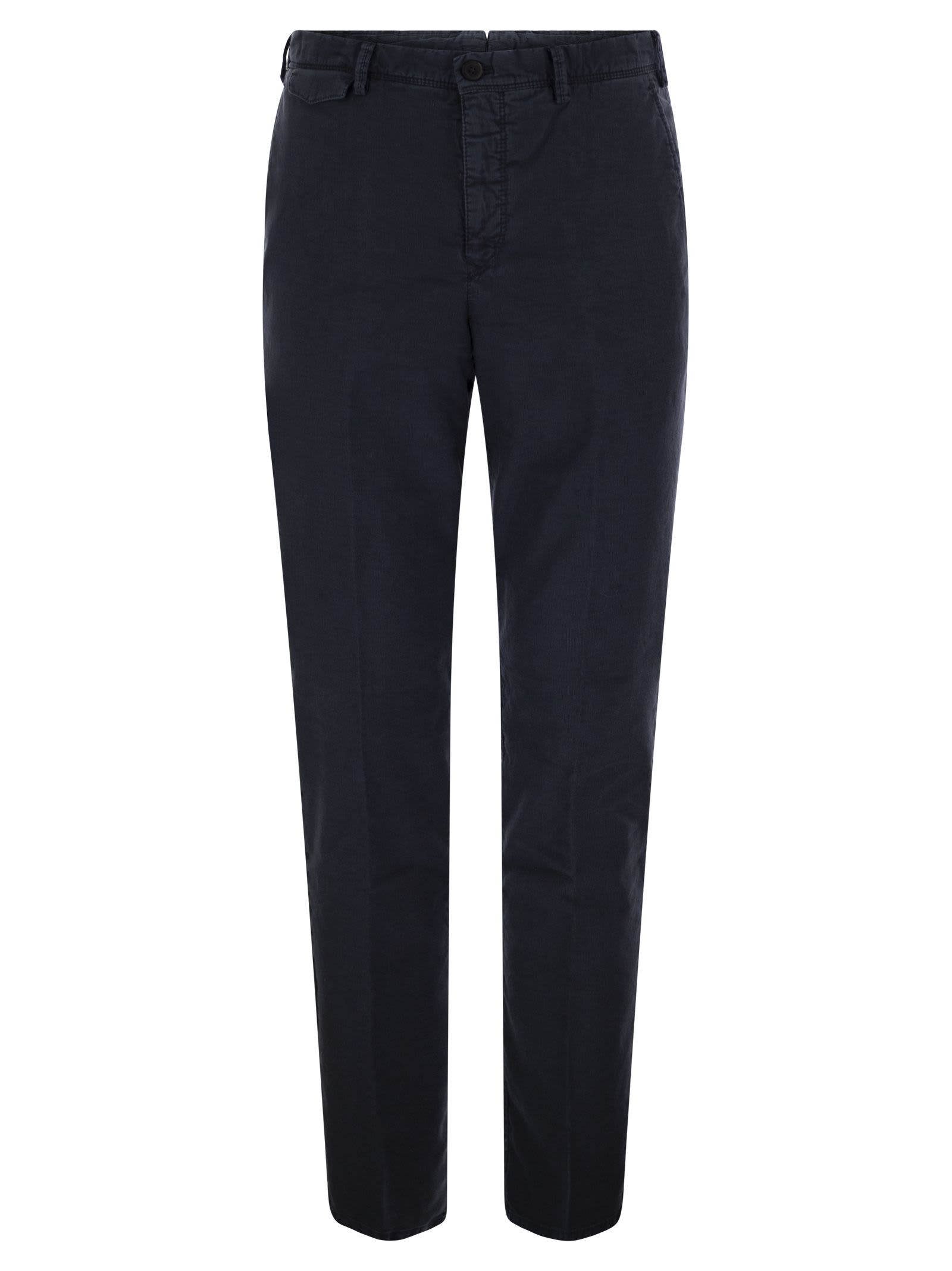 PT Torino Master-fit Cotton-linen Trousers