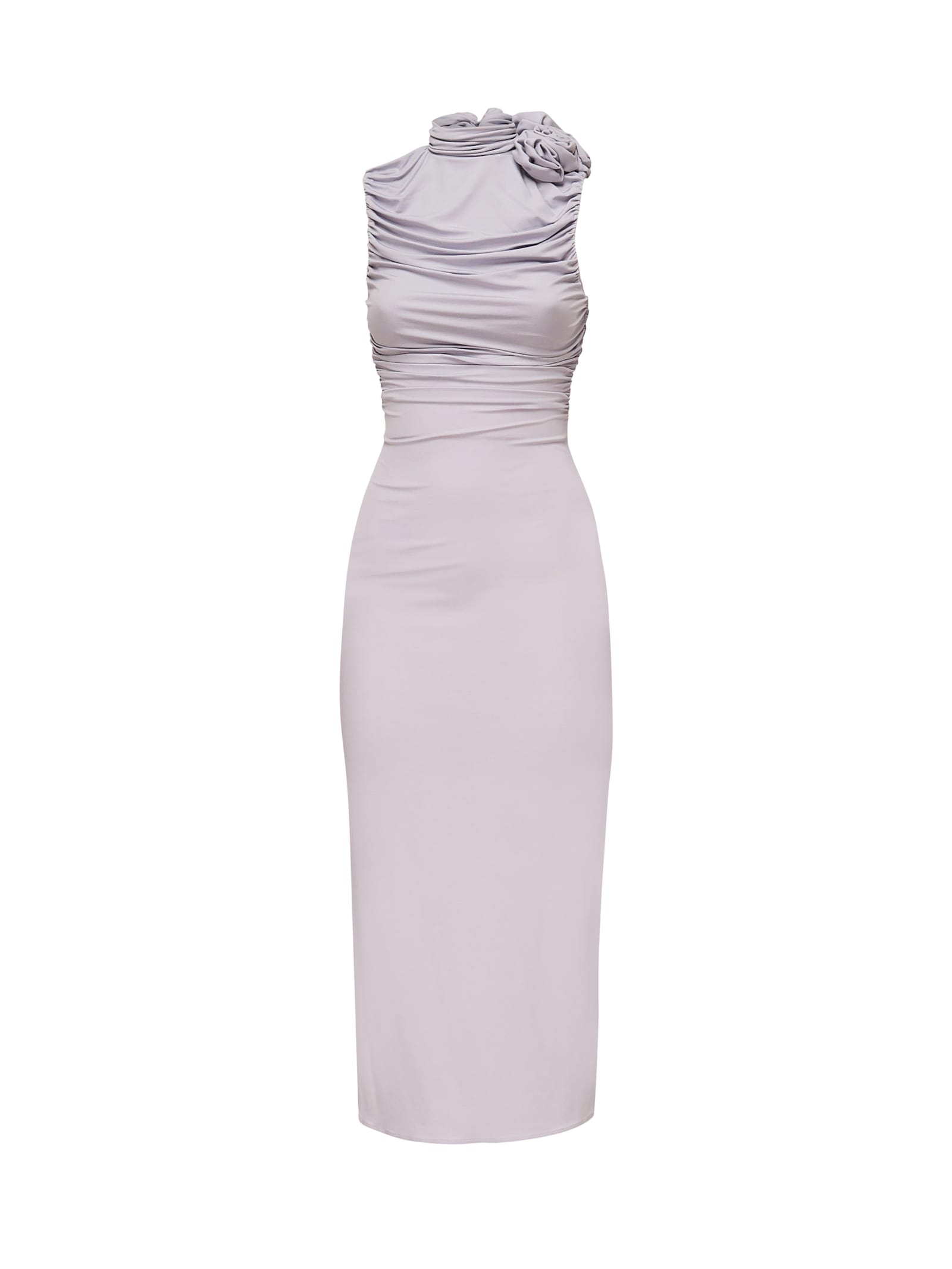 Magda Butrym Ruffled Midi Dress With Turtleneck