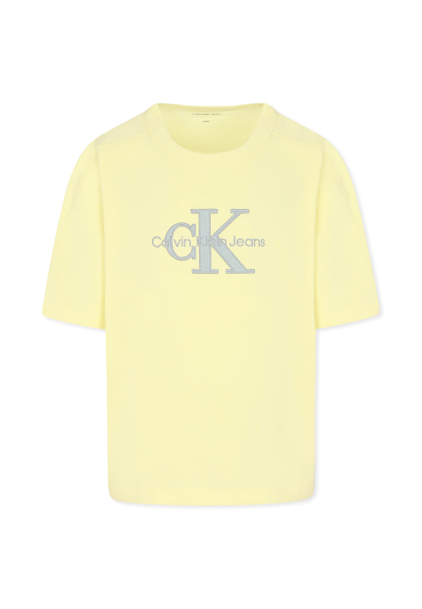 Calvin Klein Yellow T-shirt For Boy With Logo