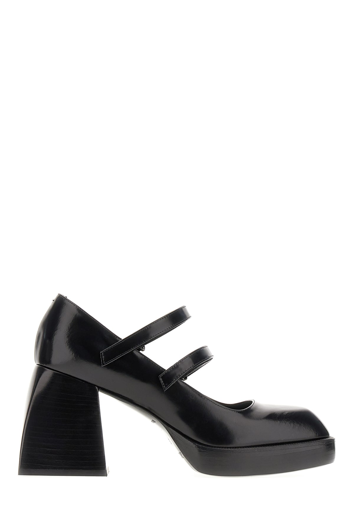 Nodaleto Black Leather Bulla Babies 65 Pumps