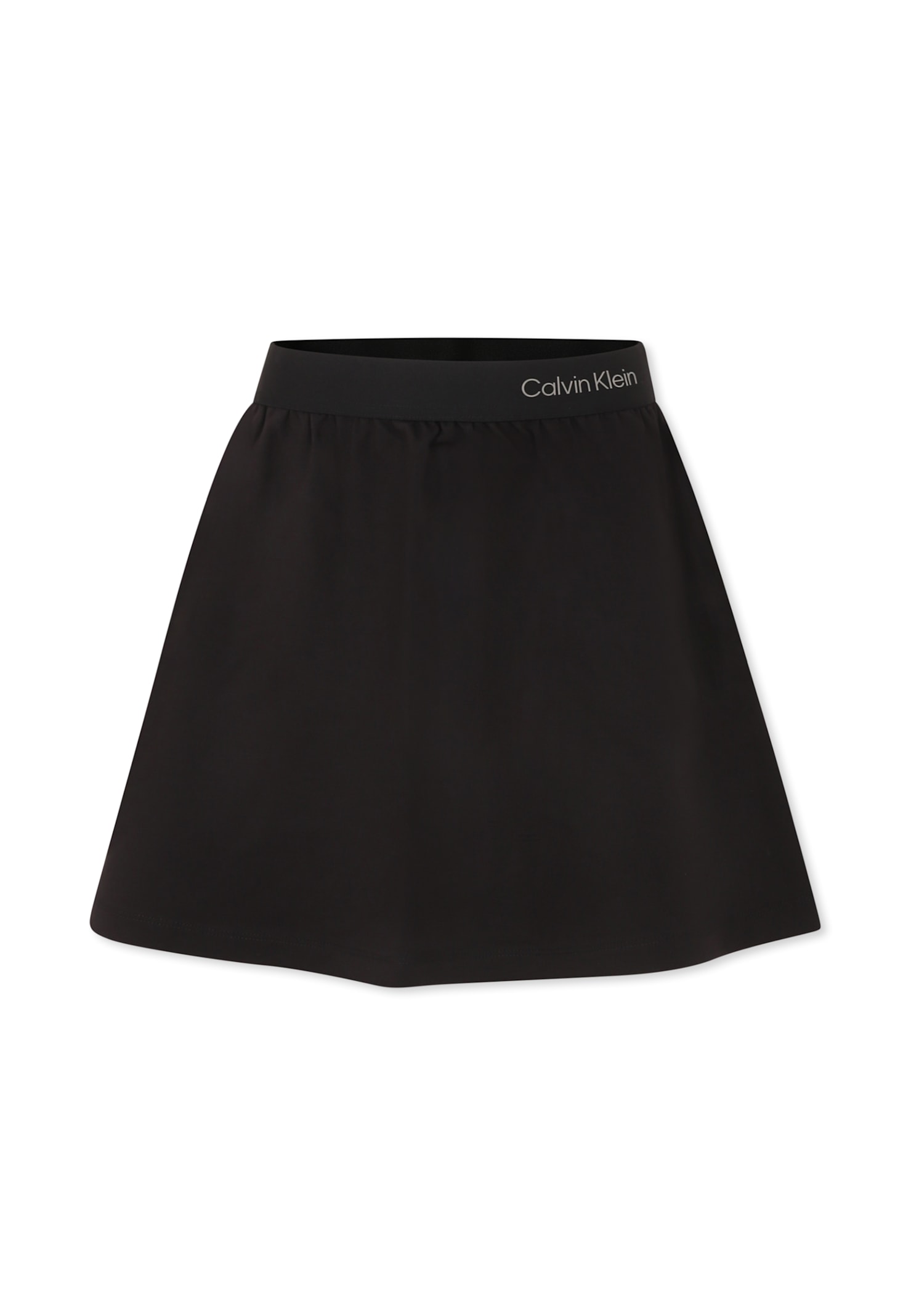 Calvin Klein Black Skirt For Girl With Logo