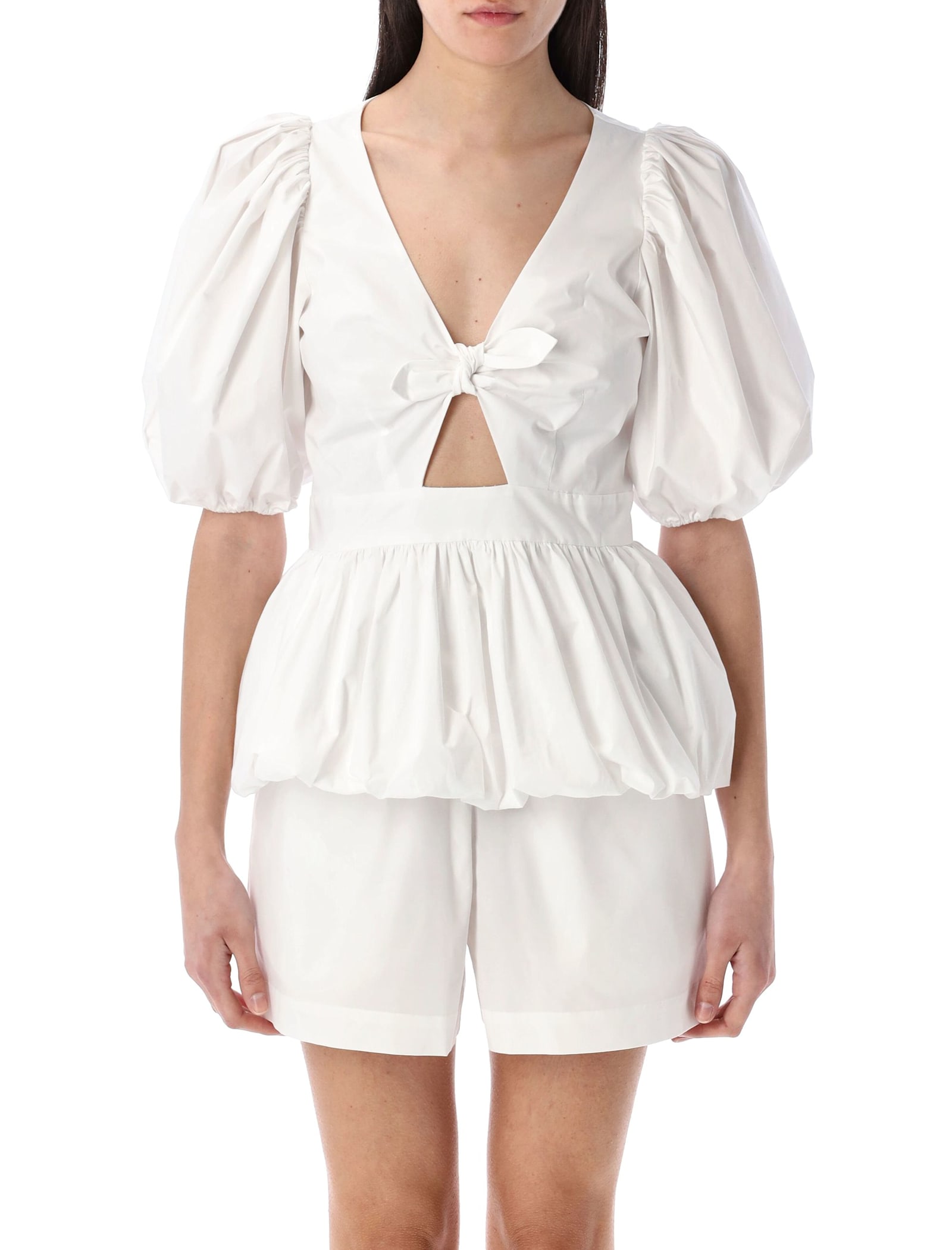 Rotate by Birger Christensen Puff Sleeve Bubble Top