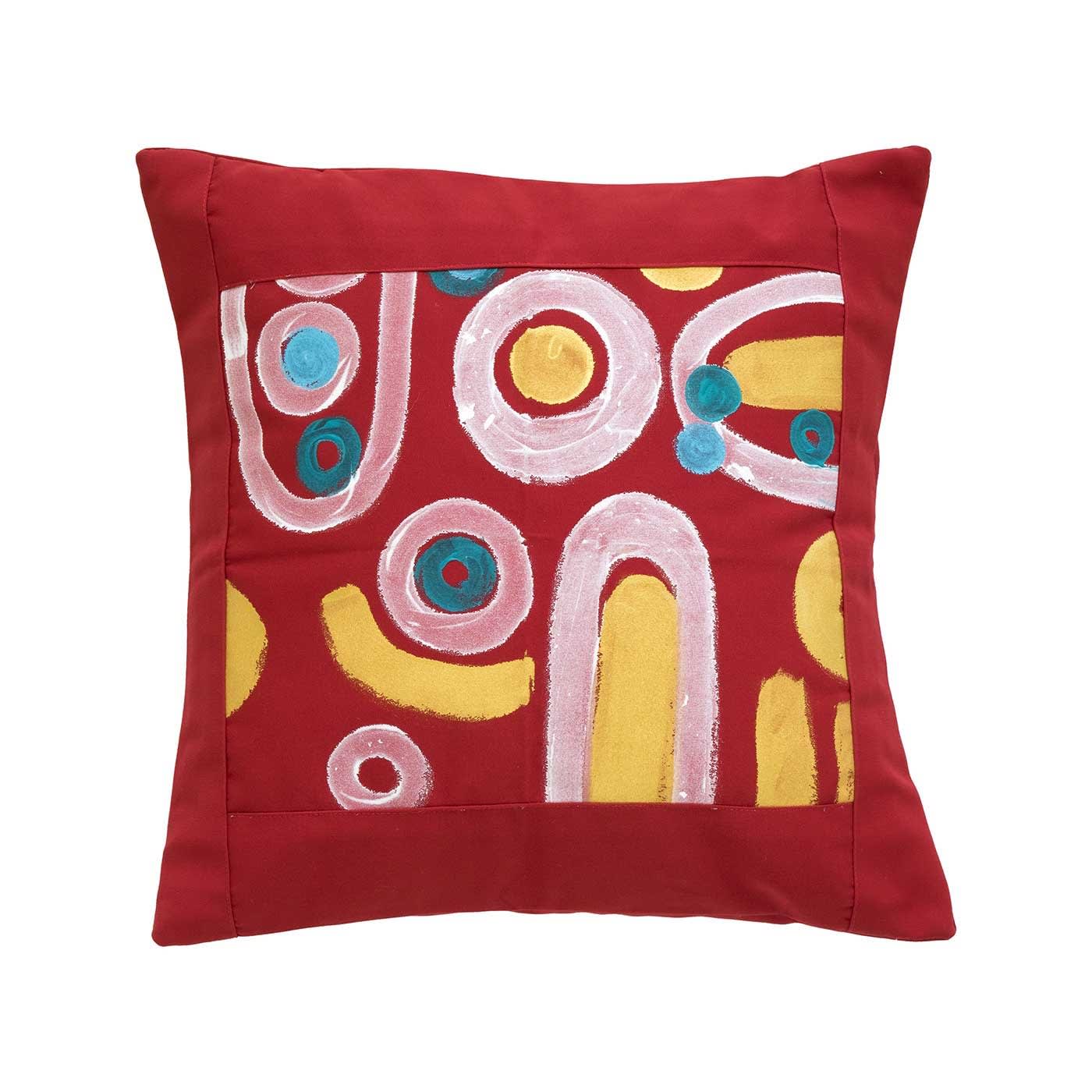 Le Botteghe su Gologone Hand Painted Cushions 100x100 Cm