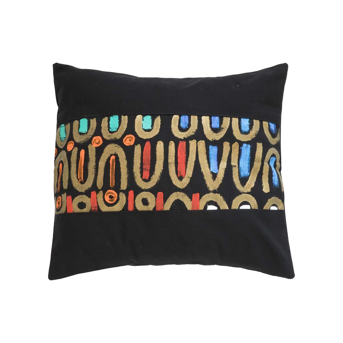 Le Botteghe su Gologone Hand Painted Cushions 100x100 Cm