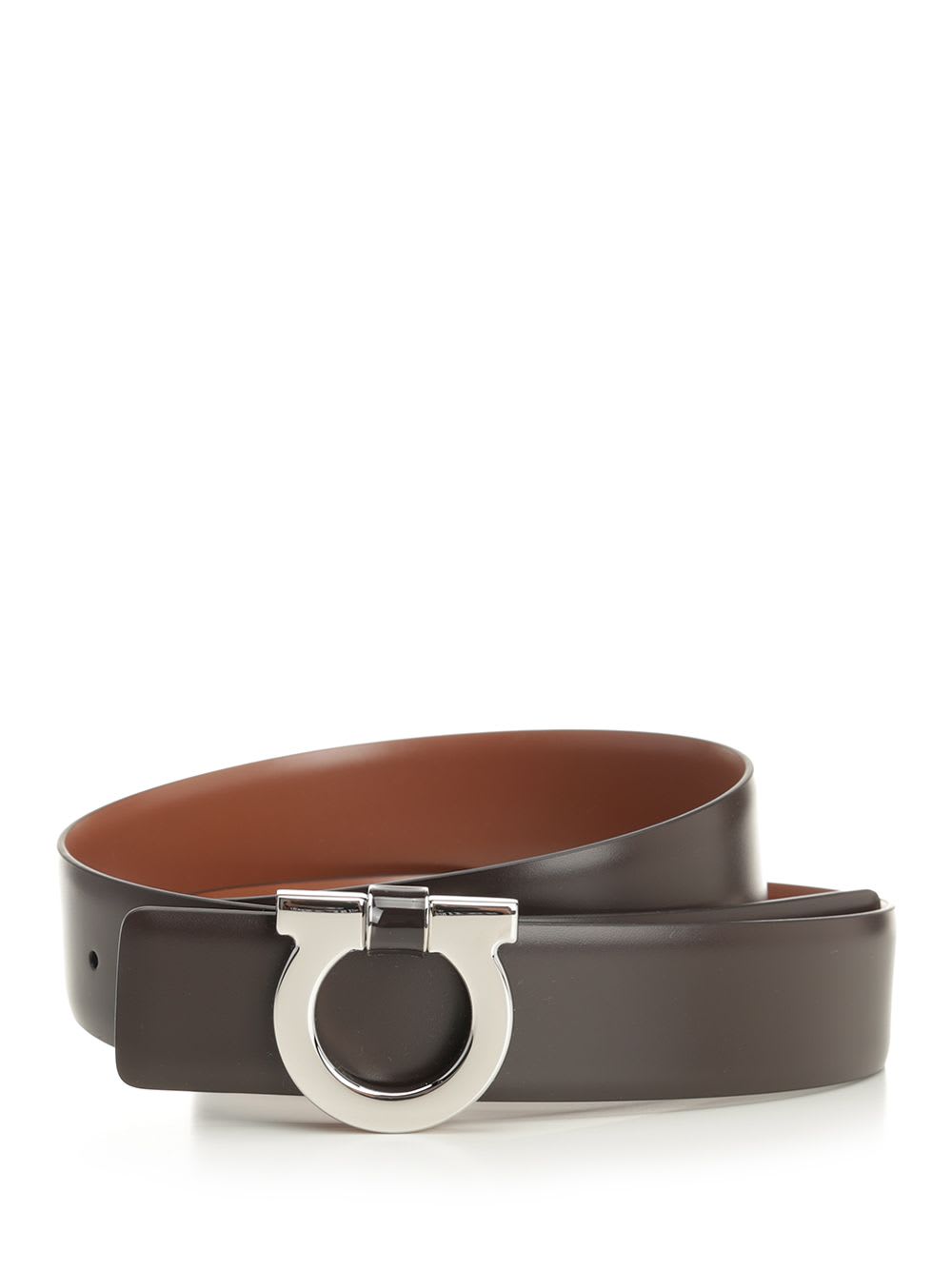Ferragamo Sized Double Reversible Belt With Gancino Buckle