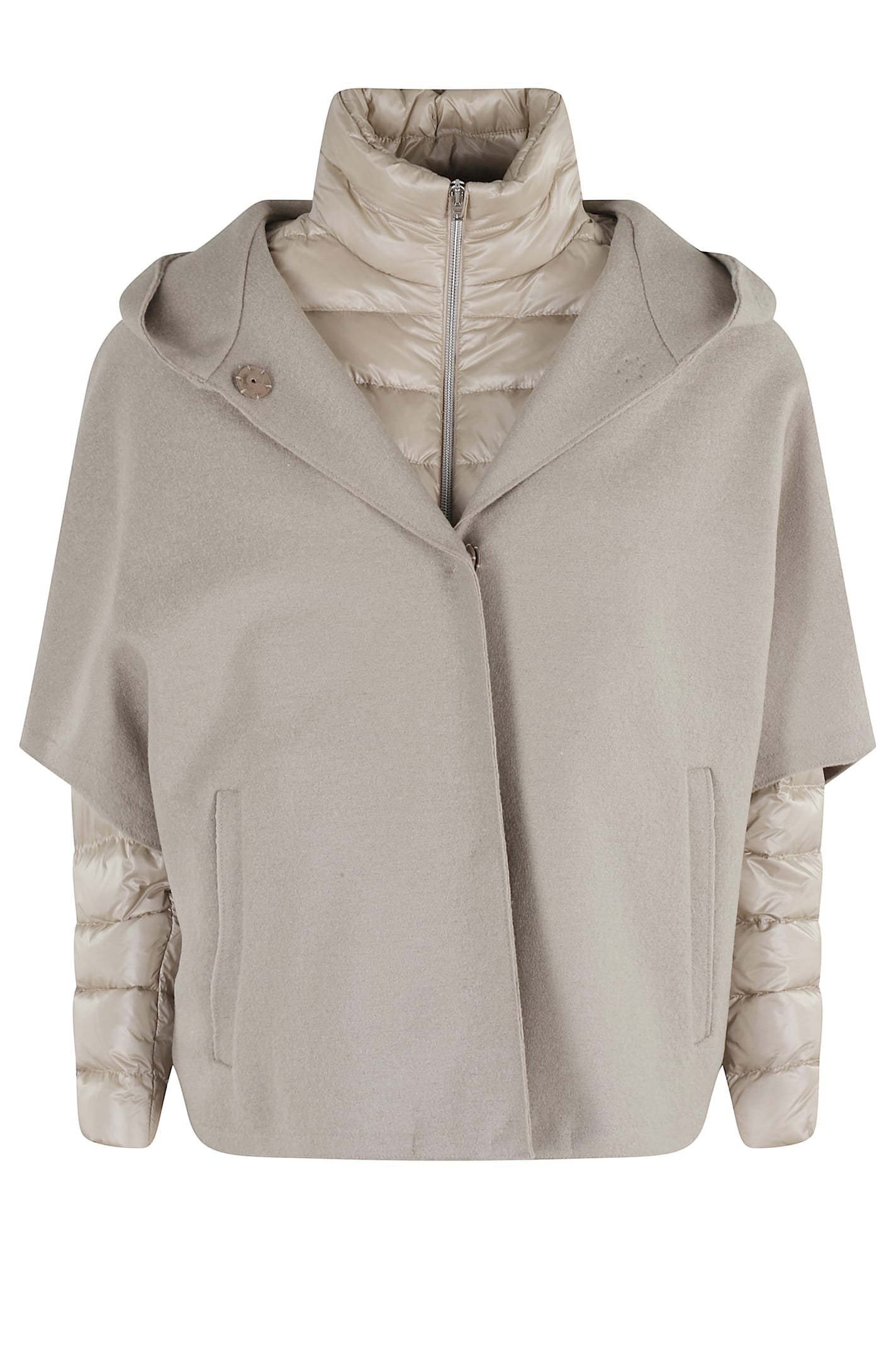 Herno Beige Nylon Down Jacket