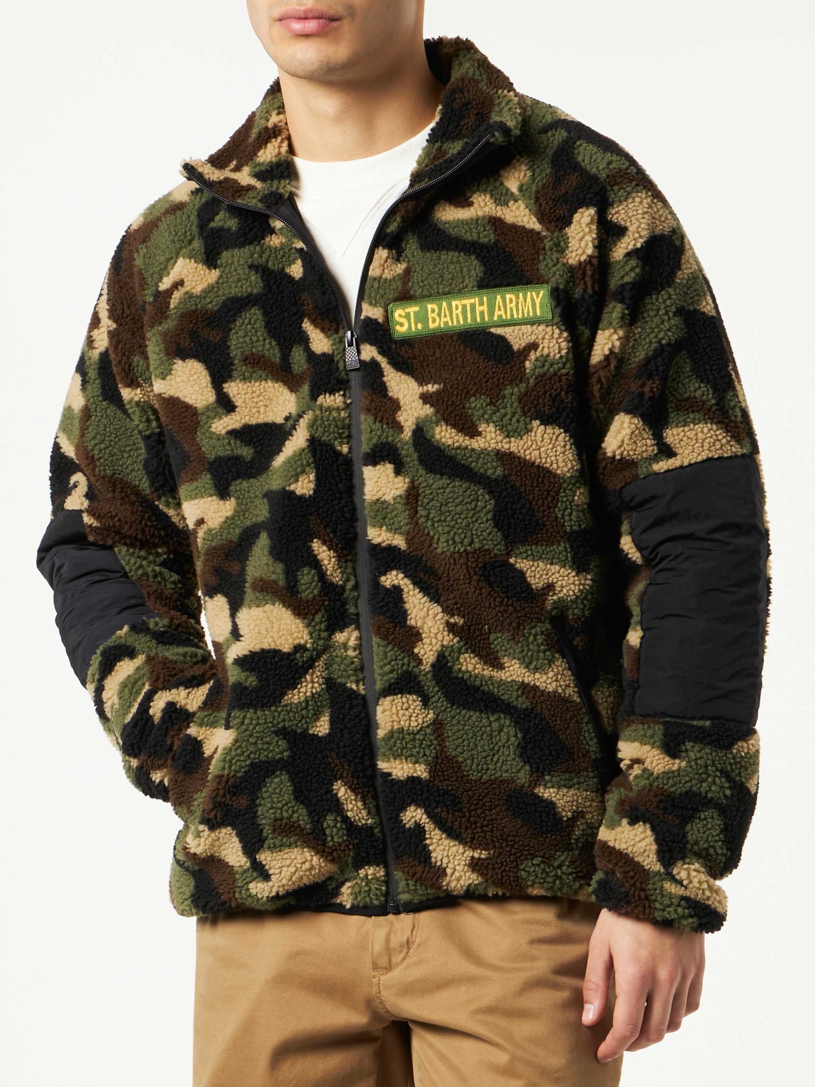 MC2 Saint Barth Sherpa Jacket With Patch