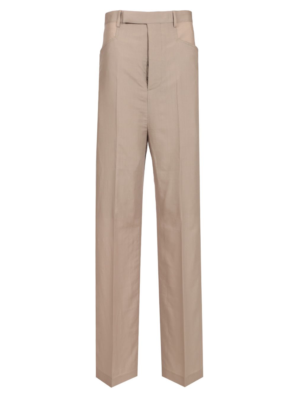 Rick Owens Silk Charmeuse Trousers