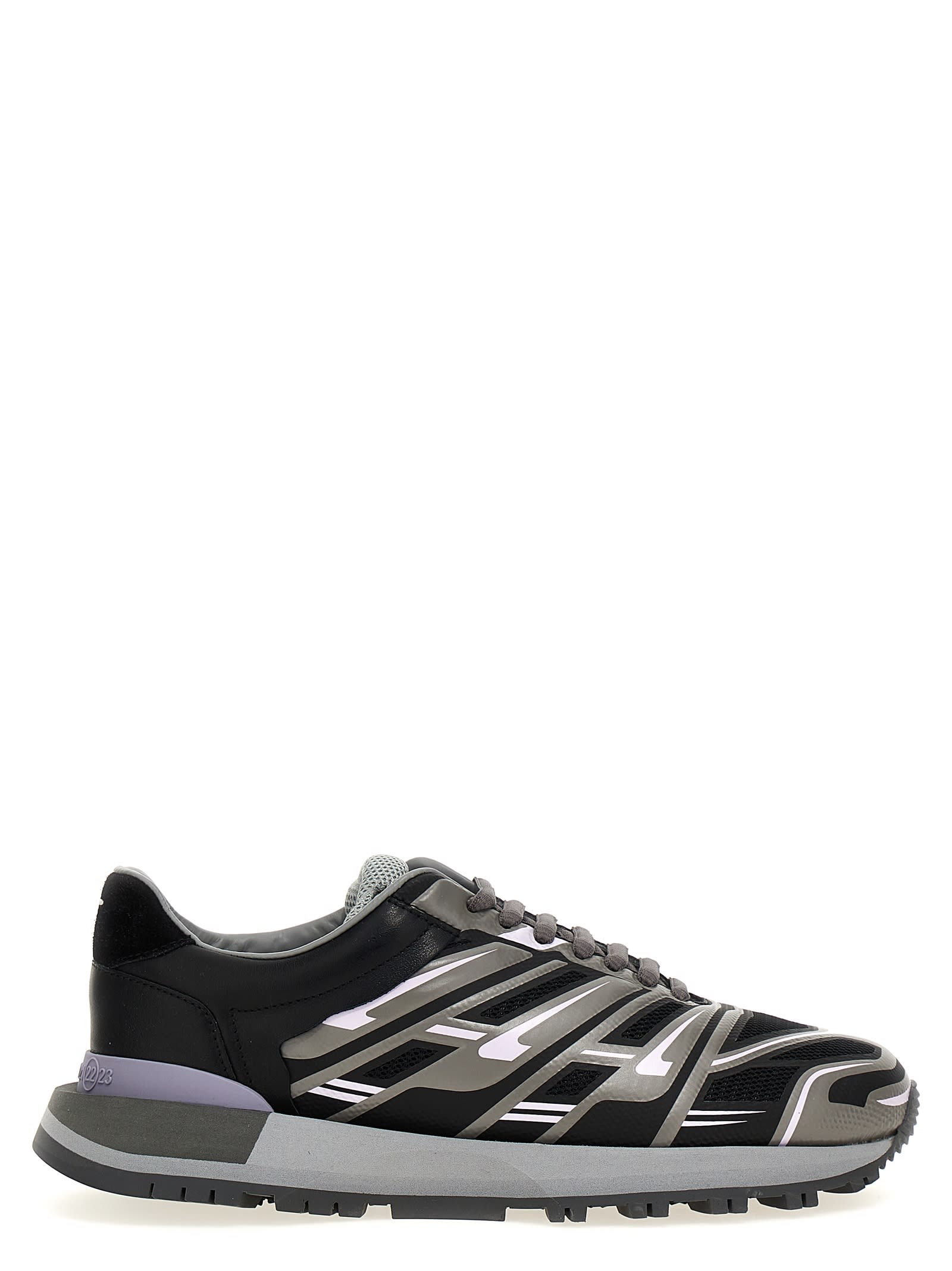 Maison Margiela Multicolor Mesh And Rubber 50-50 Sneakers