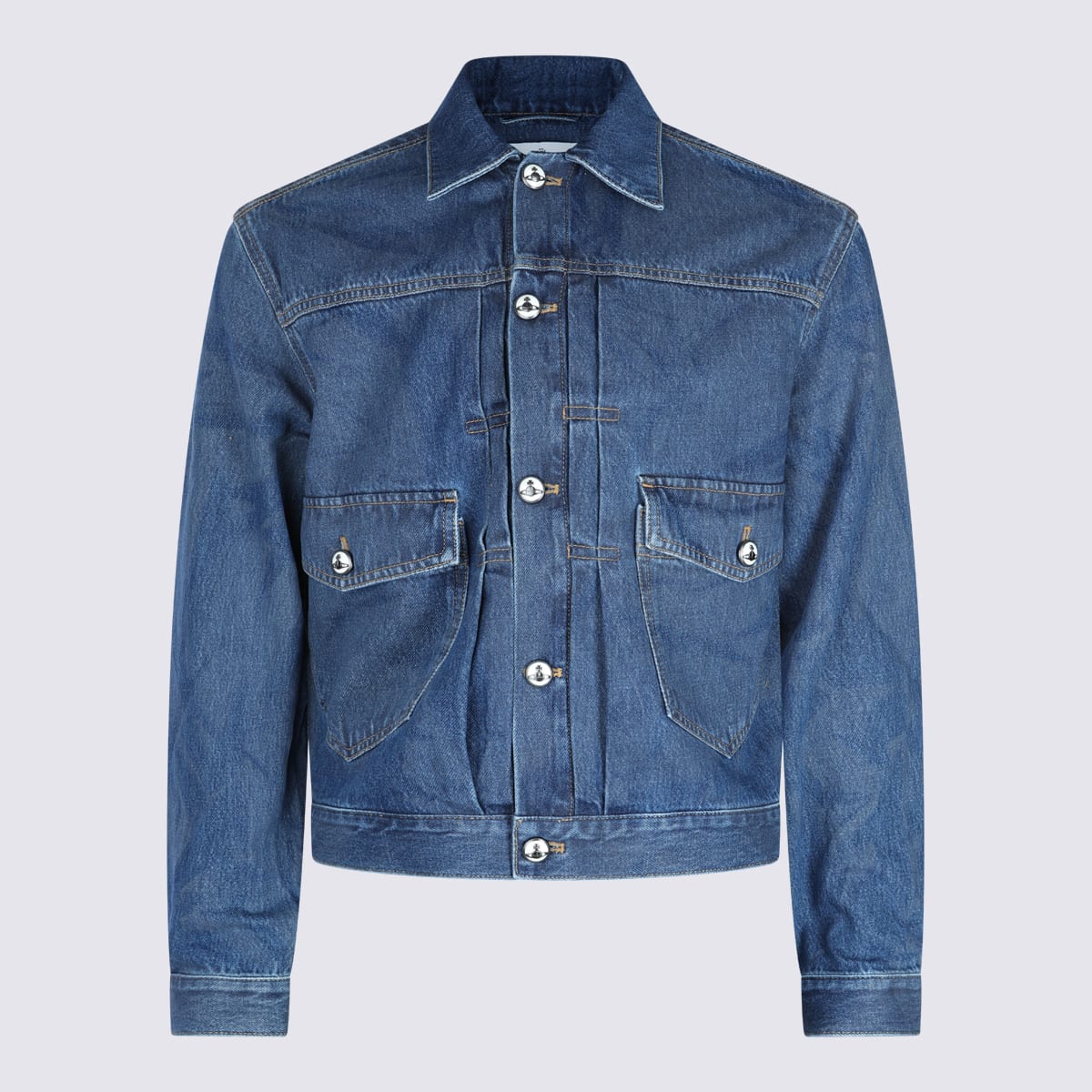 Vivienne Westwood Blue Cotton Denim Jacket