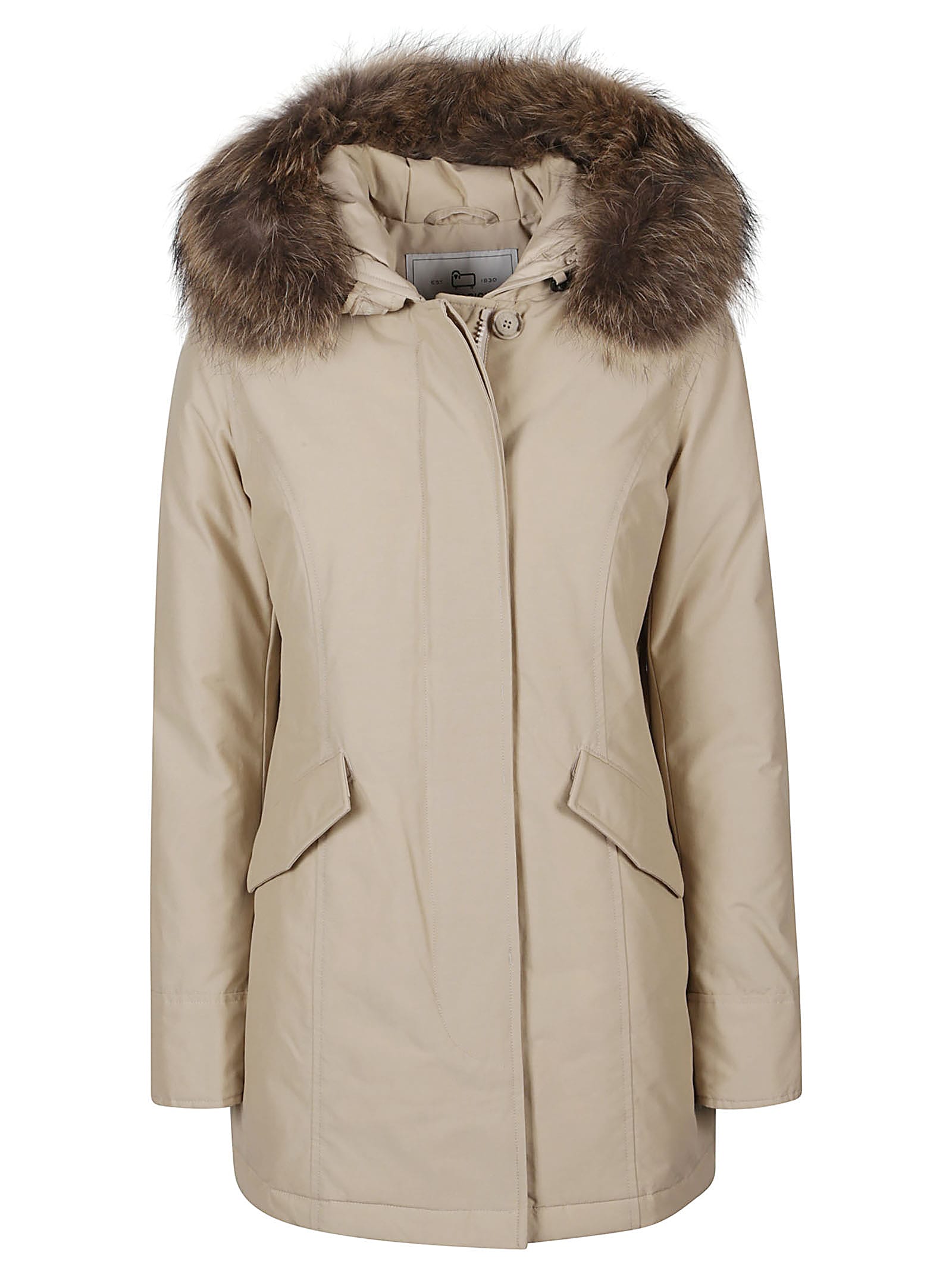 Woolrich 北极浣熊派克大衣
