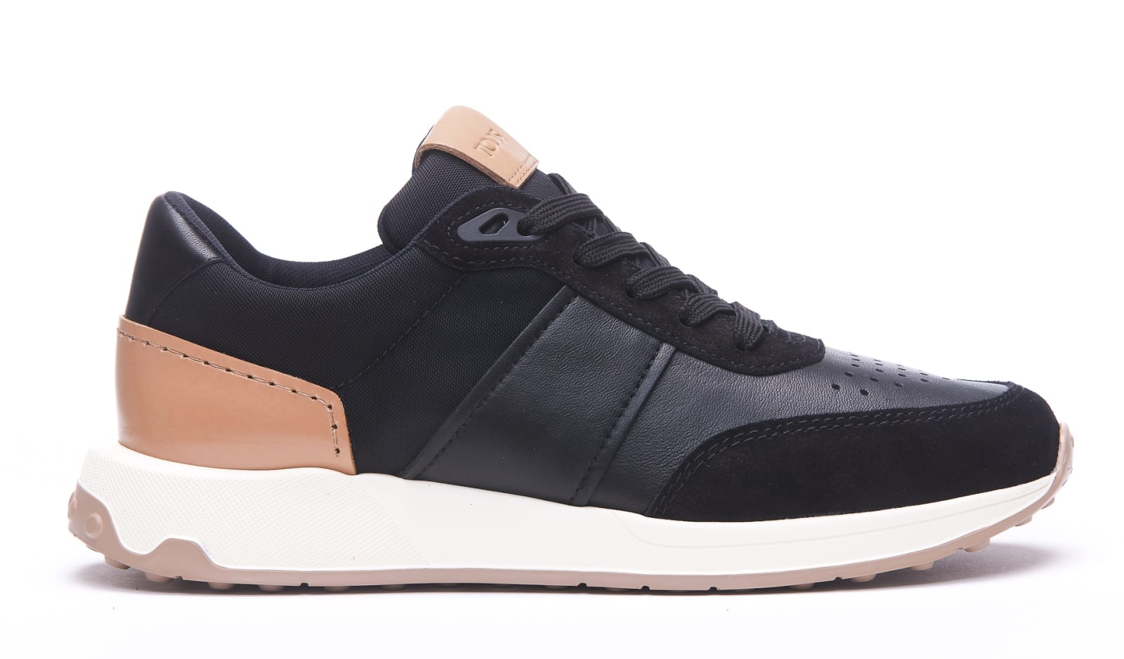 Tod's Paneled Perforated Sneakers