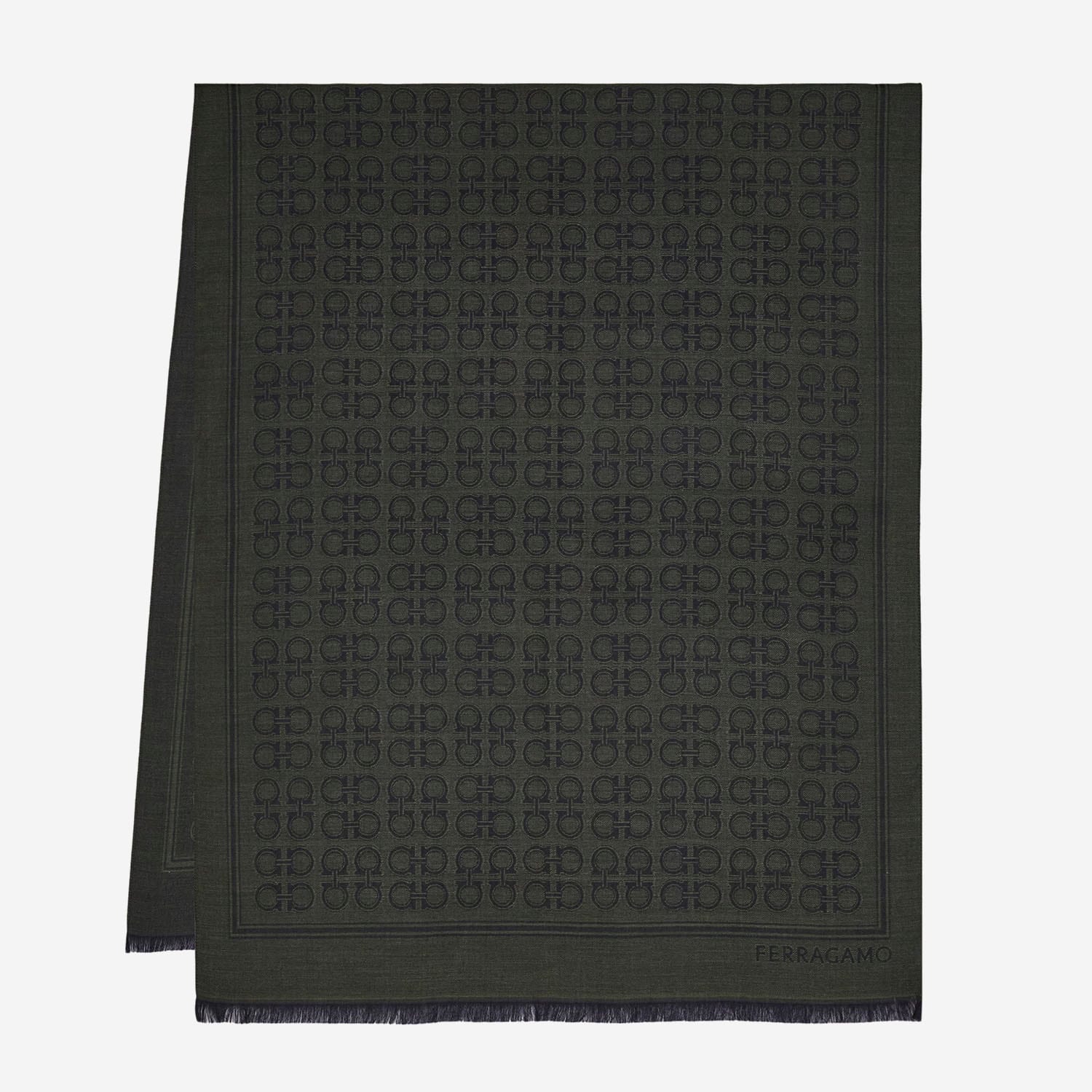 Ferragamo Wool And Silk Scarf