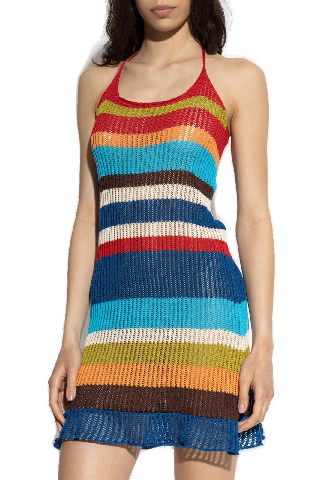Dsquared2 Summer Lovers Striped Knitted Dress
