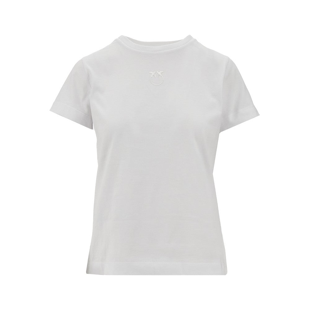PINKO Logo刺绣女士T恤