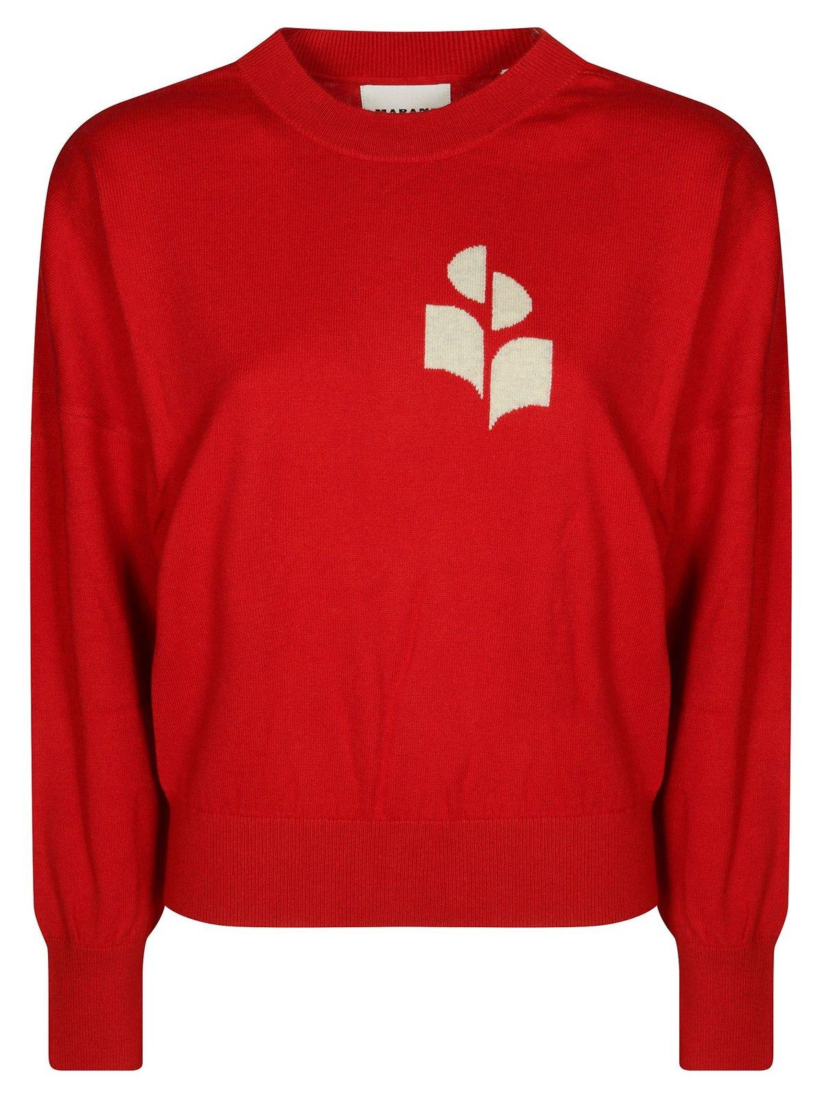 Marant Étoile Marisans Logo Intarsia Knitted Jumper