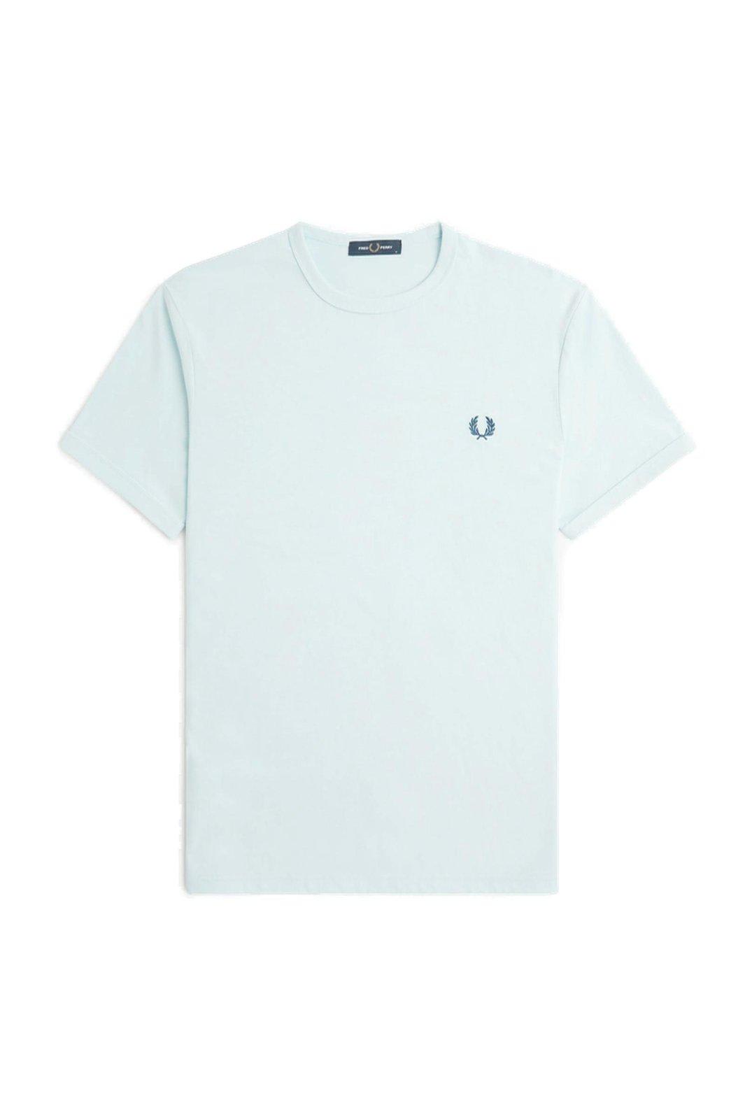 Fred Perry Ringer Logo-embroidered Crewneck T-shirt