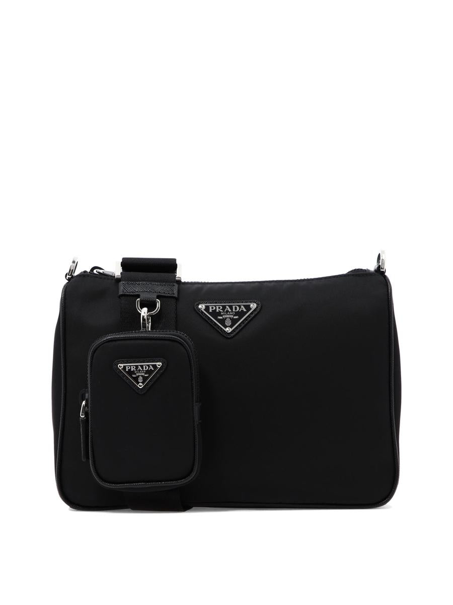 Prada Re-Nylon And Saffiano Crossbody Bag
