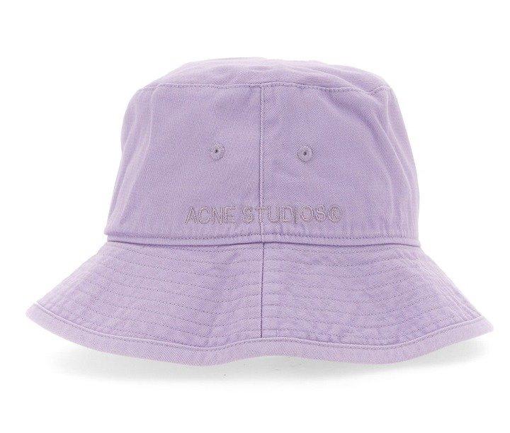 Acne Studios Logo Embroidered Slip-on Bucket Hat