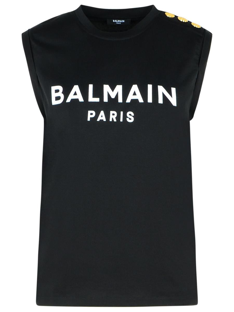 Balmain 黑色棉质背心