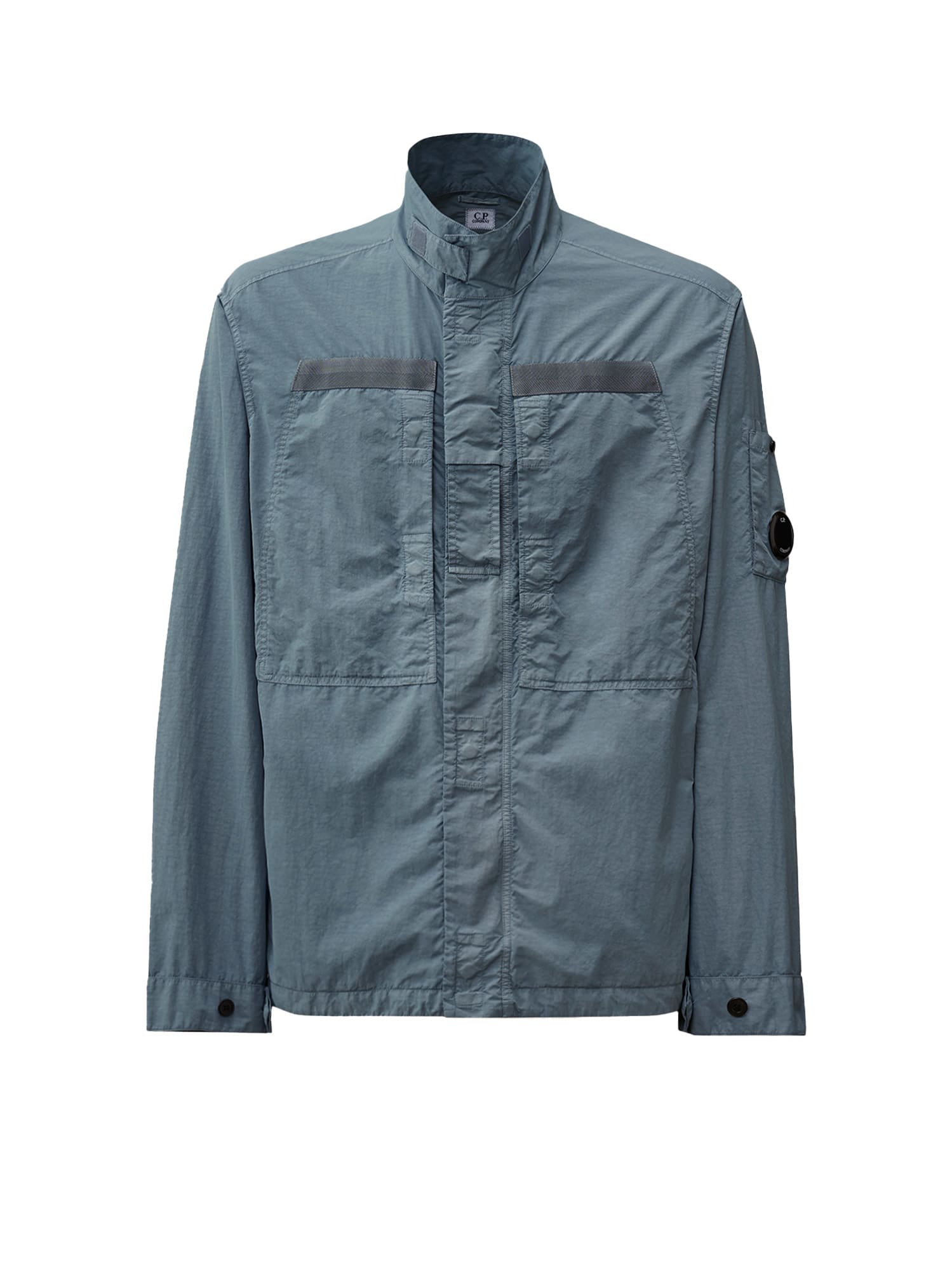 C. P. Company Flatt Nylon Jacket With Logo Iconic Detail