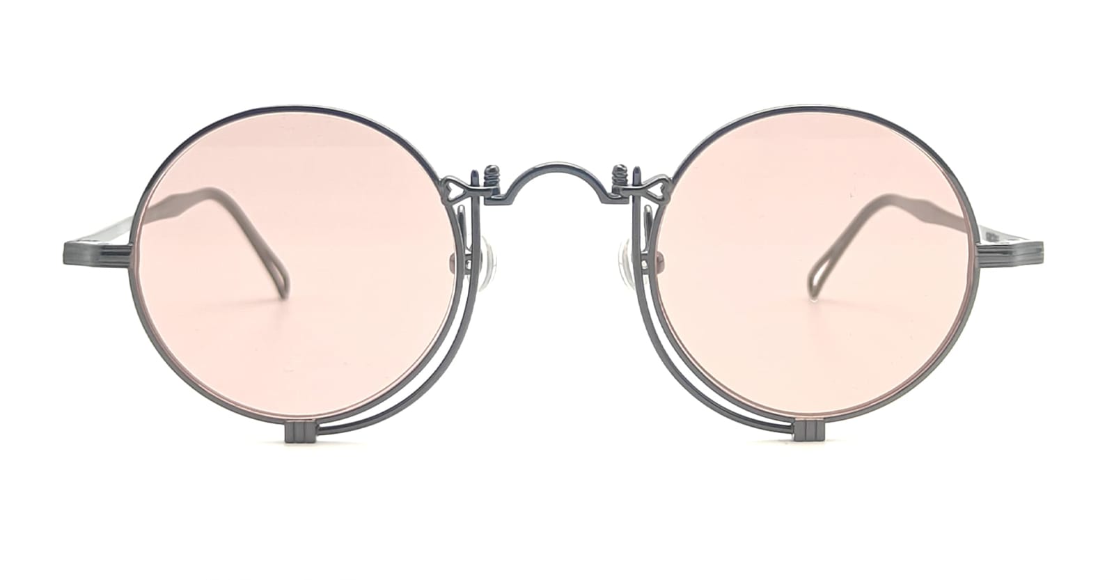 Matsuda 10601h - Ruthenium / Cafe Pink Sunglasses