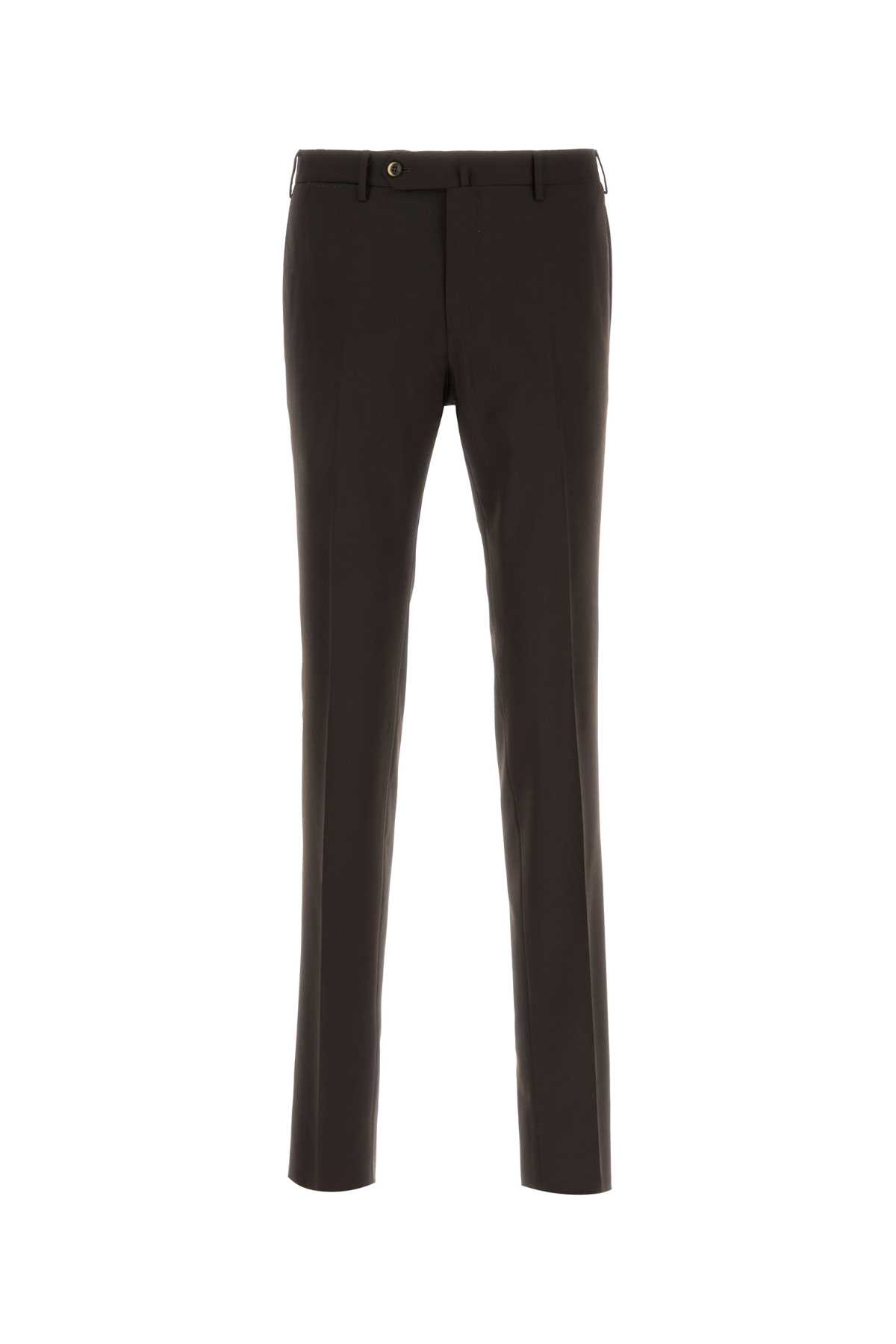 PT Torino Brown Stretch Cotton Chino Pant