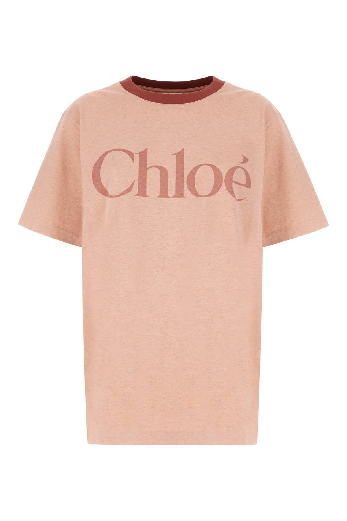 Chloé Powder Pink Cotton T-shirt