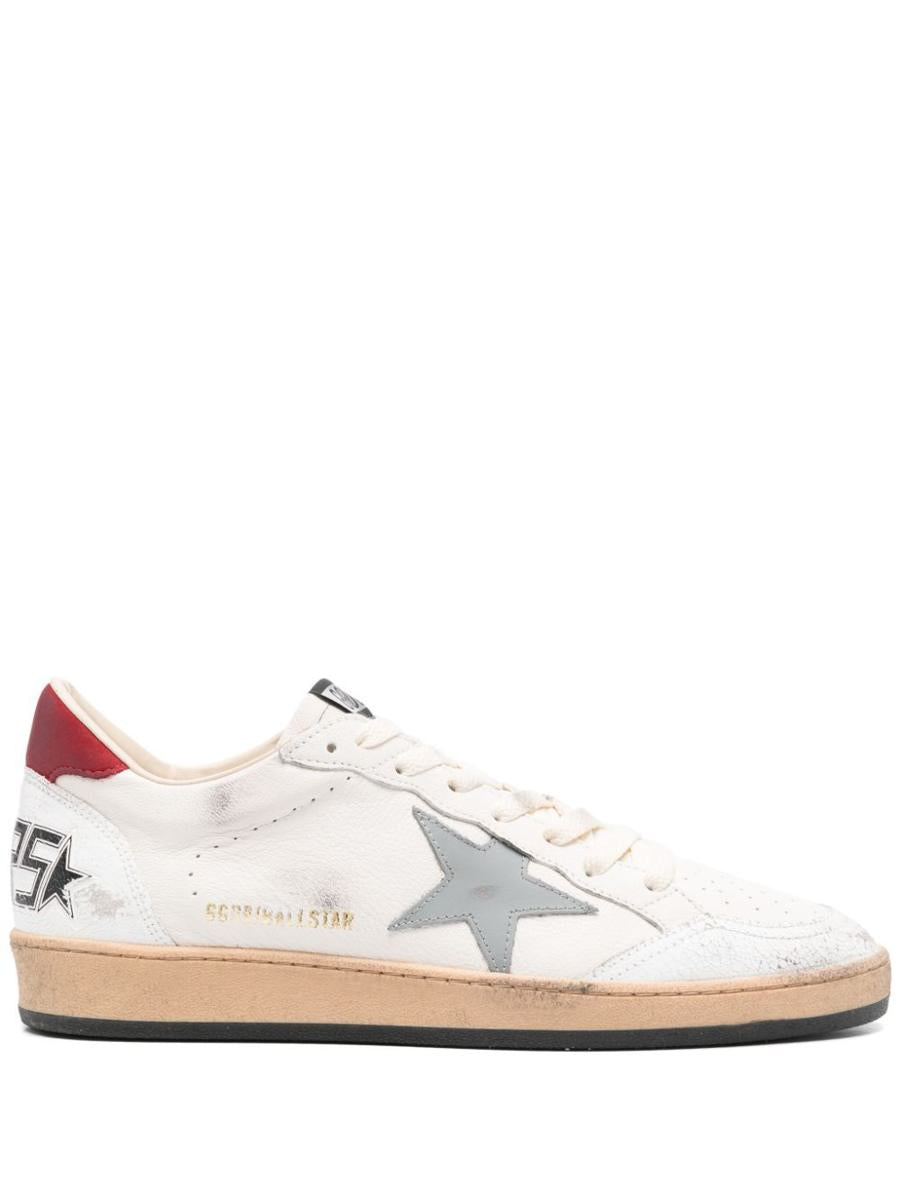 Golden Goose Ball-Star Leather Sneakers