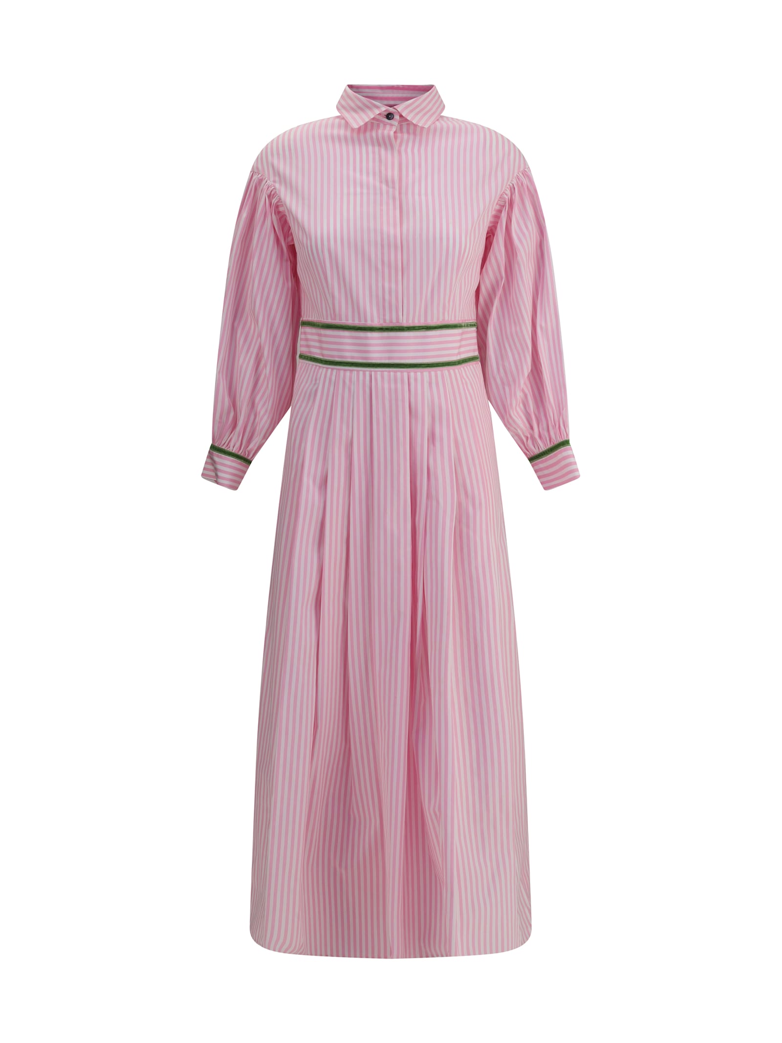Ella Striped Chemisier Dress