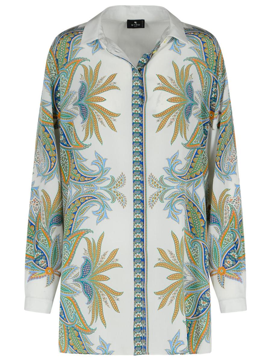 Etro Multicolor Silk Shirt