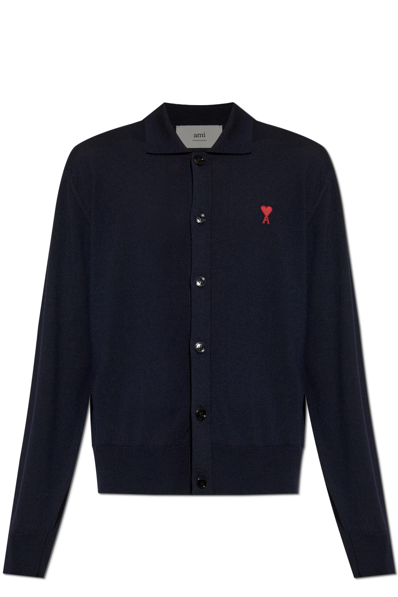 Ami Alexandre Mattiussi Cardigan With Logo