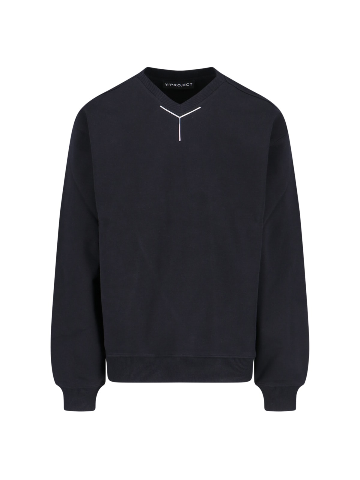 Y/Project y Chrome Crew Neck Sweatshirt