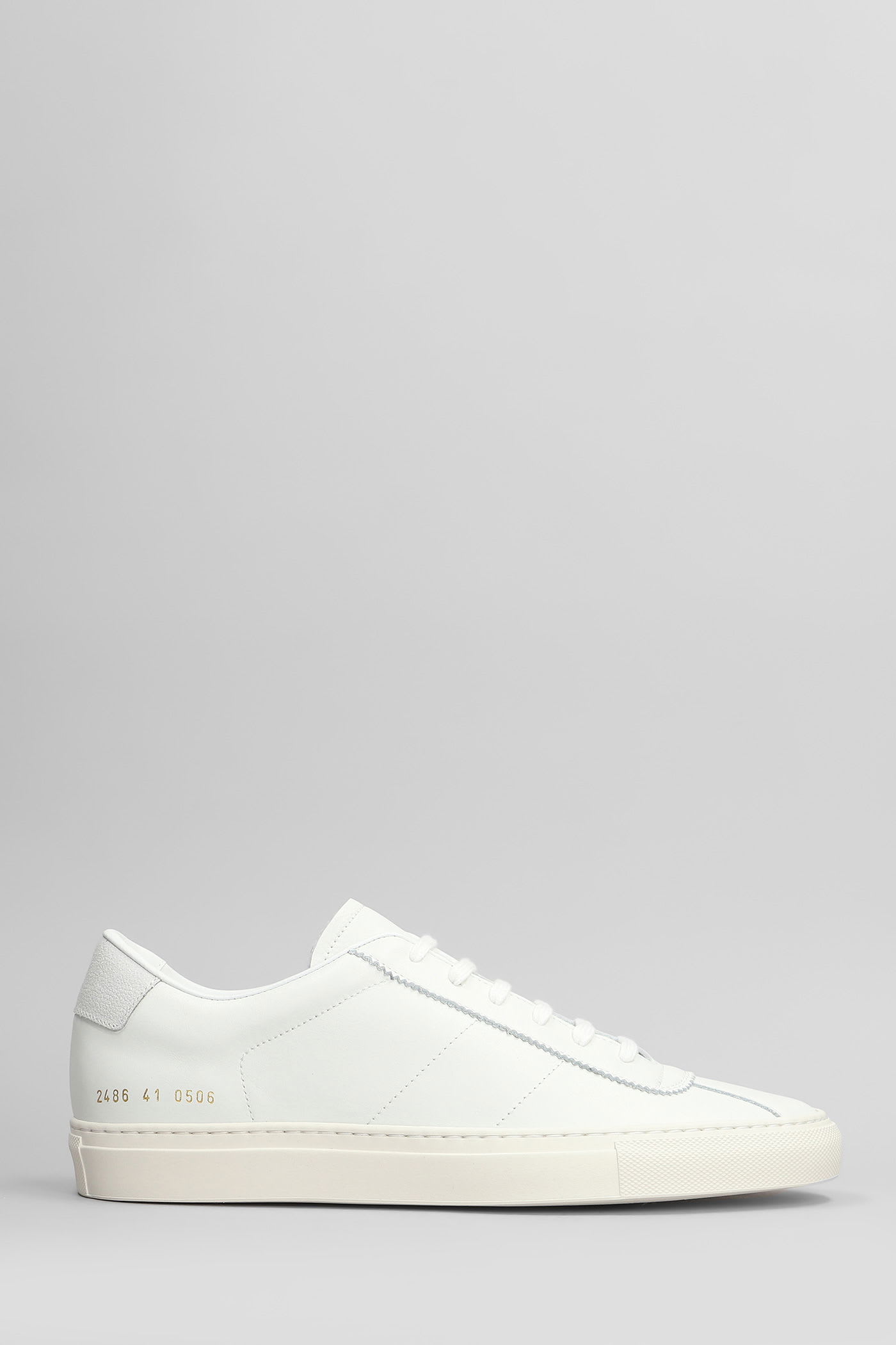 Common Projects 经典网球运动鞋（白色皮革）