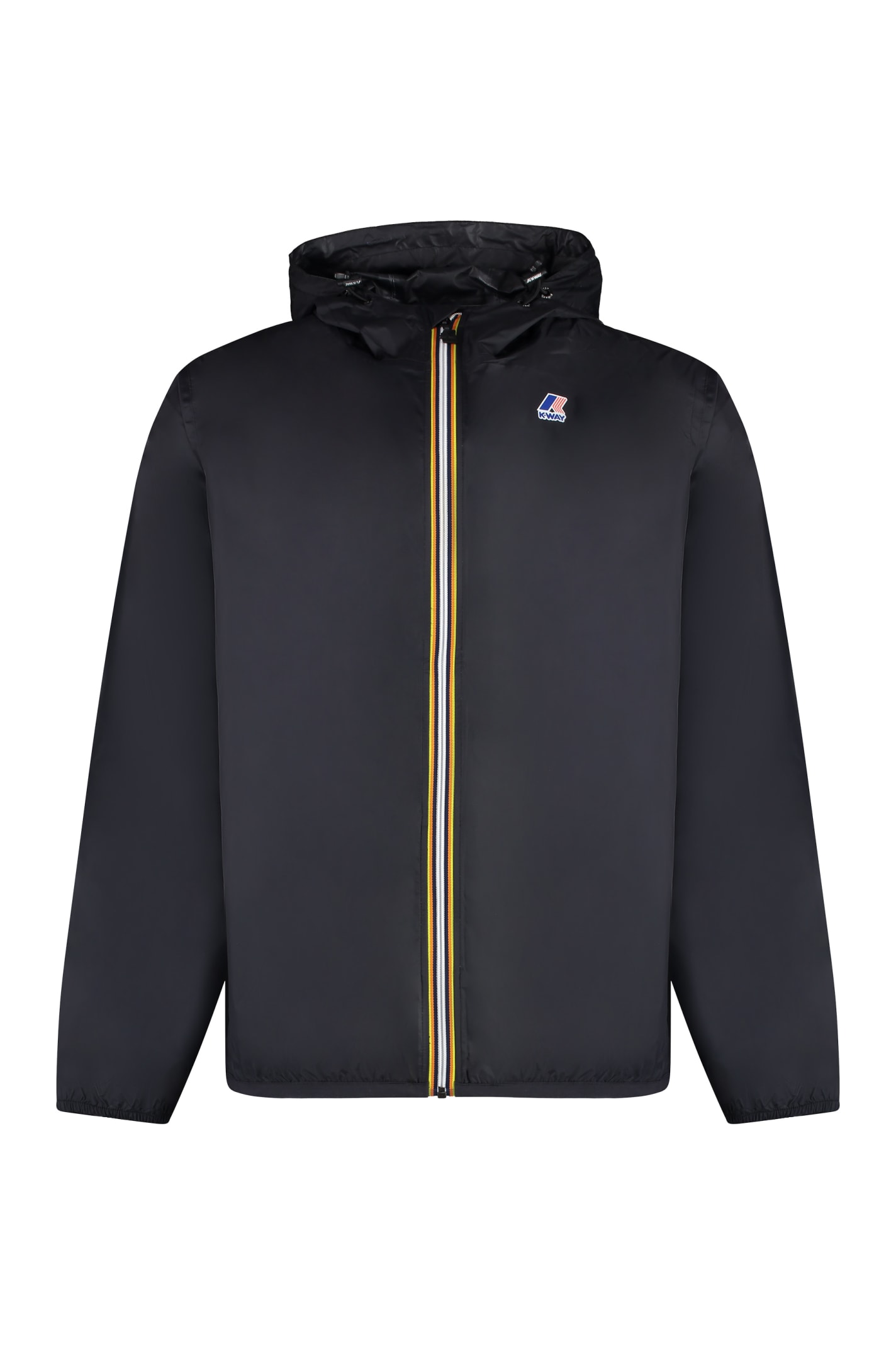 K-Way Claude Hooded Nylon Jacket
